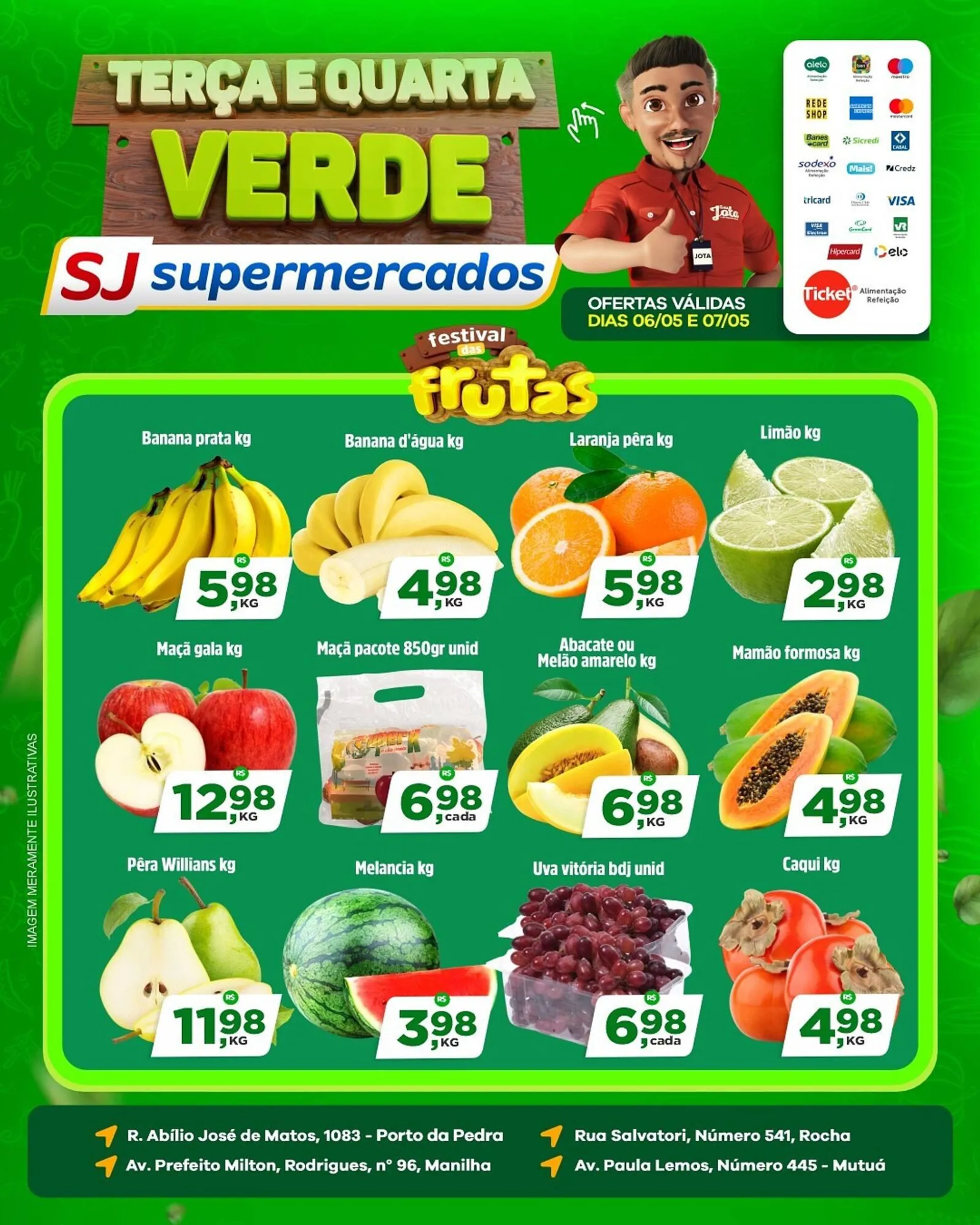 Encarte de Catálogo Sj Supermercados 6 de maio até 7 de maio 2025 - Pagina 2