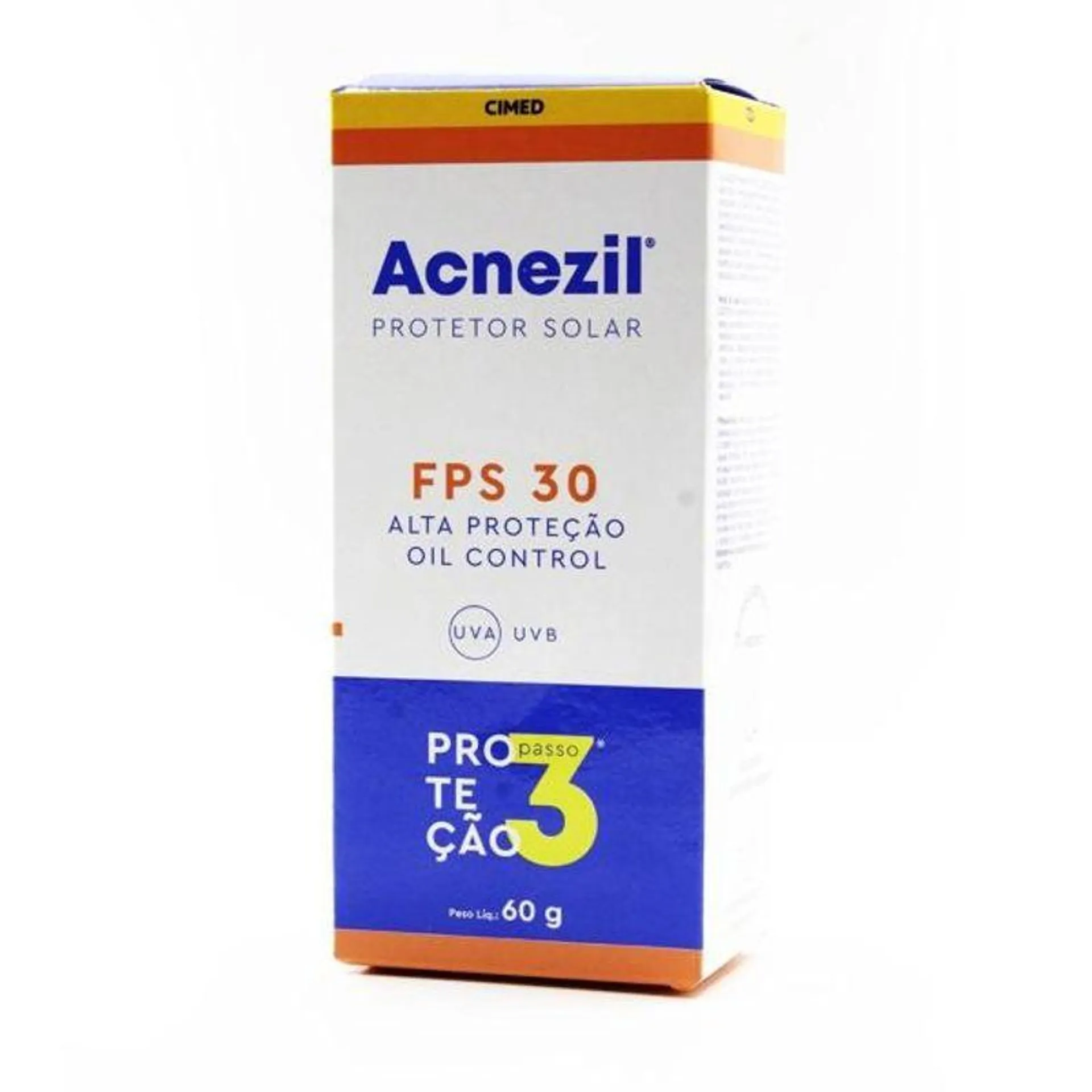 Acnezil Protetor Solar Facial FPS 30 Oil Control CIMED