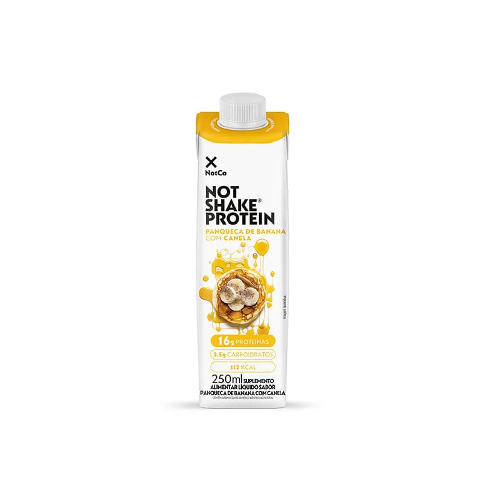 Bebida Vegetal Notco NotShake Protein 16g Banana com Canela 250ml