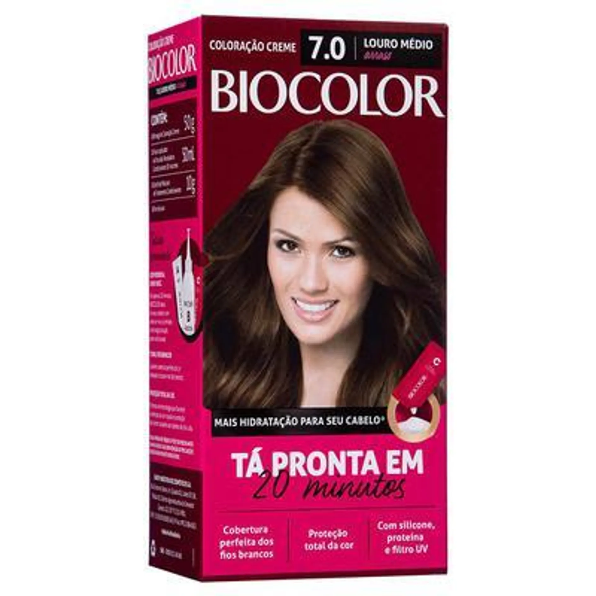 Tinta de Cabelo Biocolor Mini Kit Louro Arraso 7.0