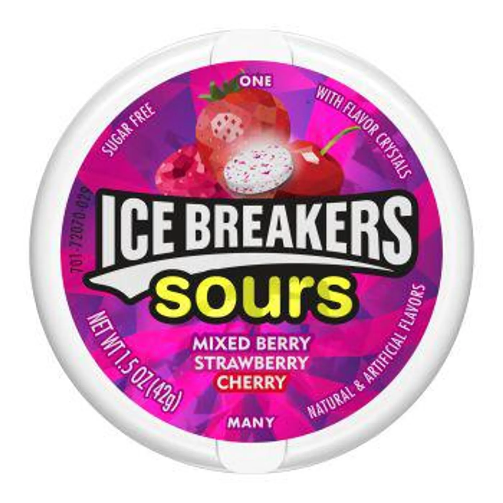 Mints Sours Mixed Berry Strawberry Cherry 42g