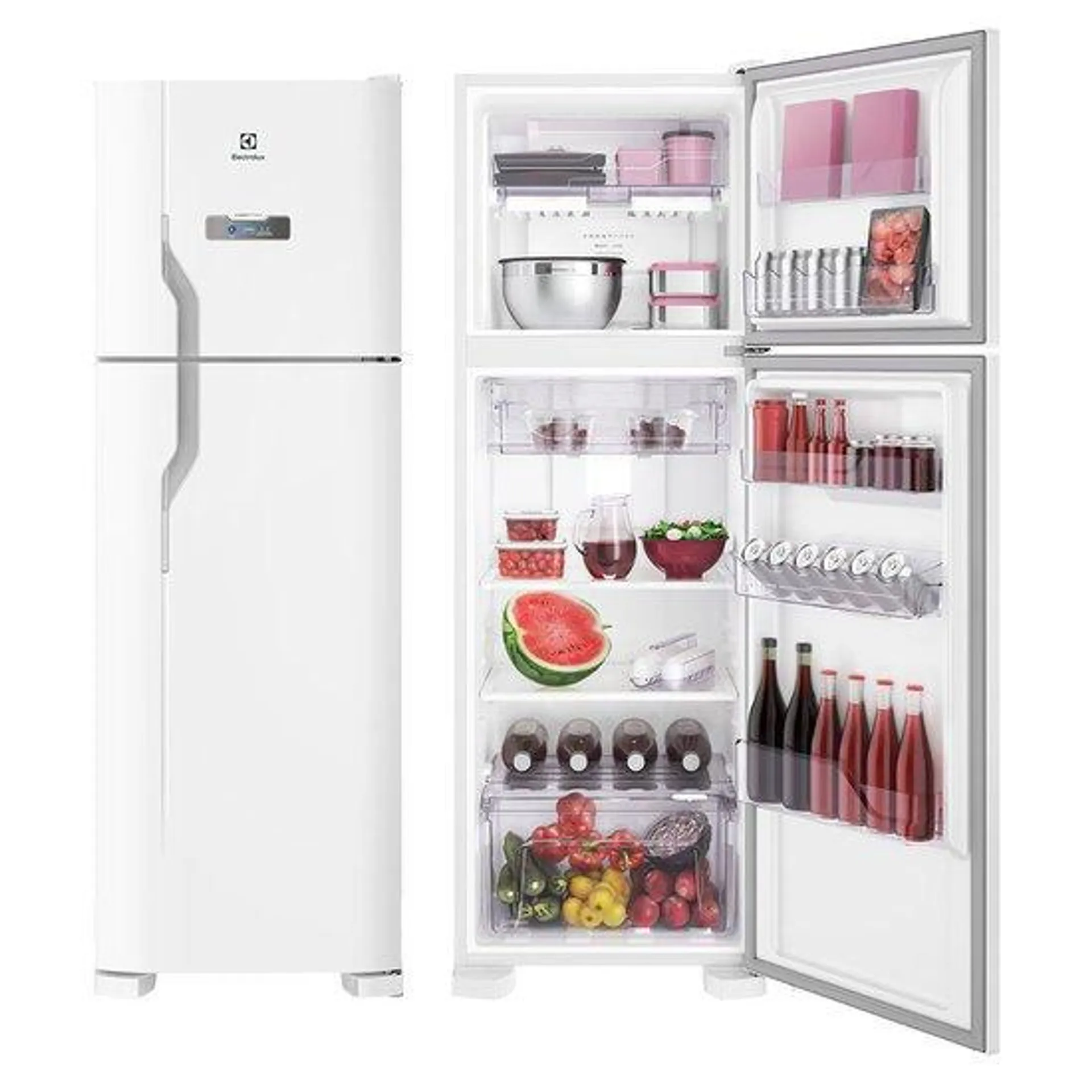 Geladeira Electrolux Frost Free 371L Função Drink Express Duplex - DFN41