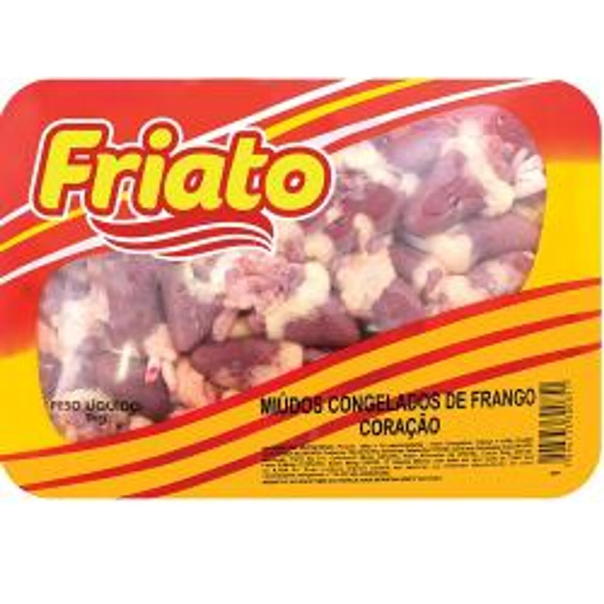 Coracao Frango Congelado Friato Bandeja 1kg