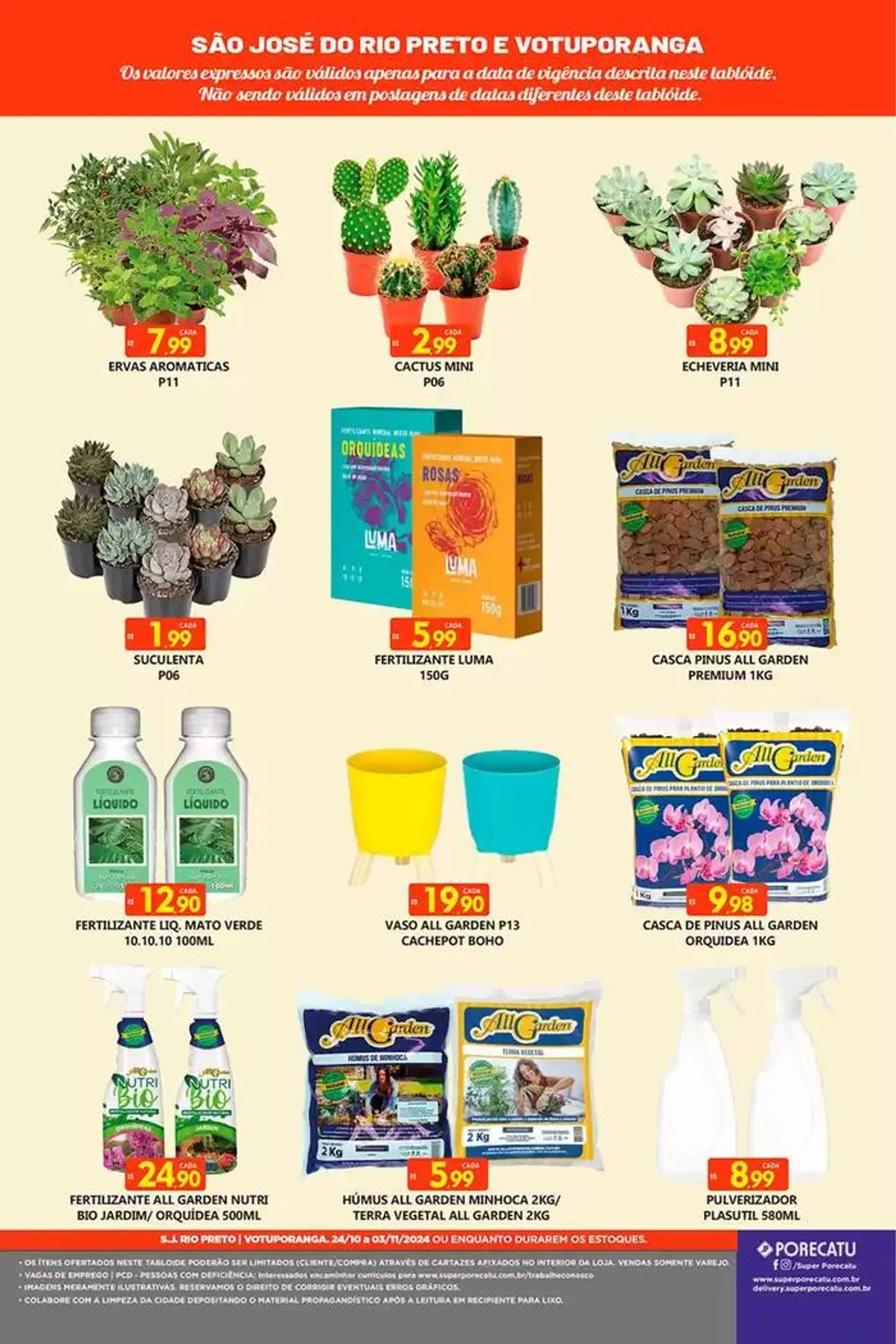 Encarte de Ofertas Supermercado Porecatu 24 de outubro até 3 de novembro 2024 - Pagina 2