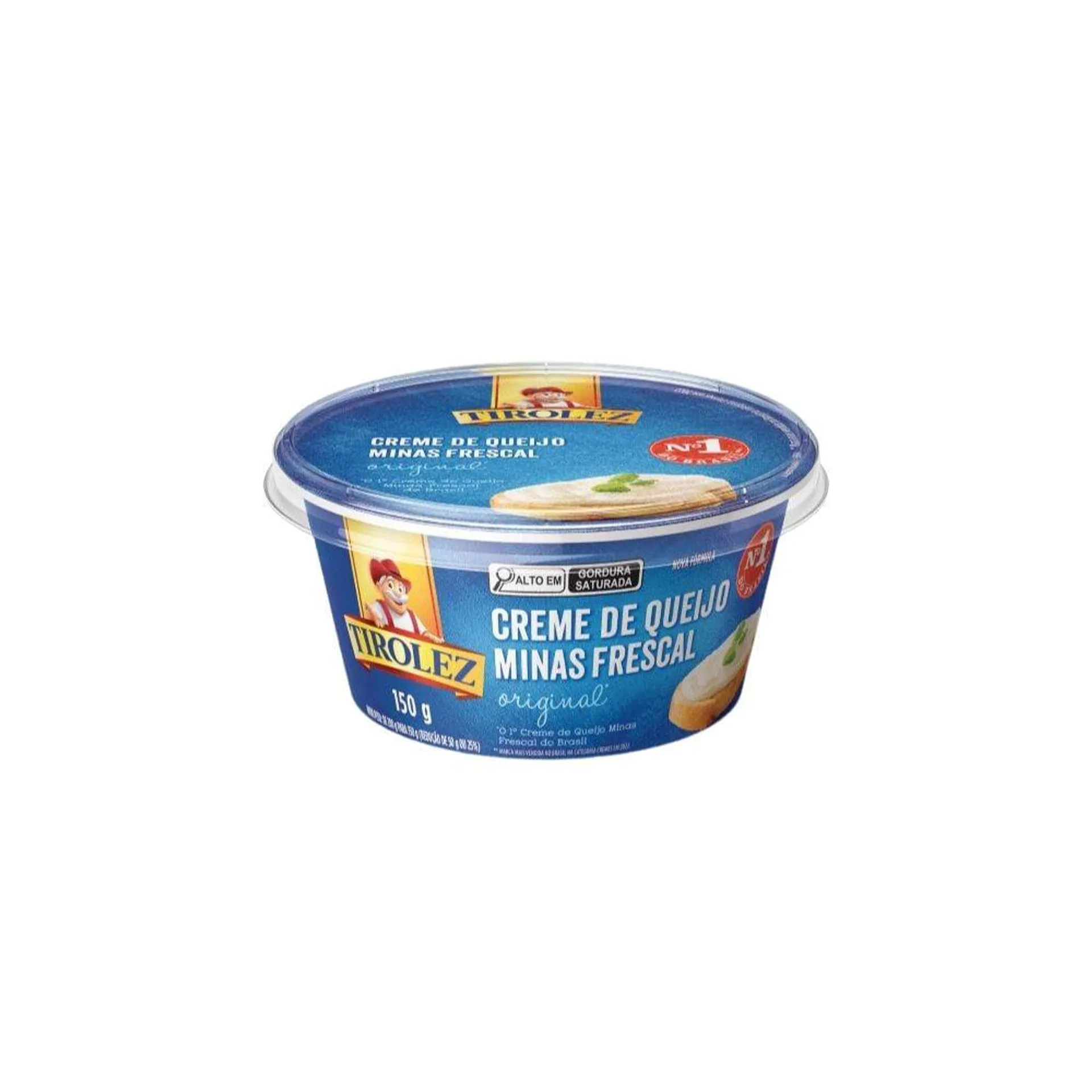 Creme Queijo Minas Frescal Tirolez 150g