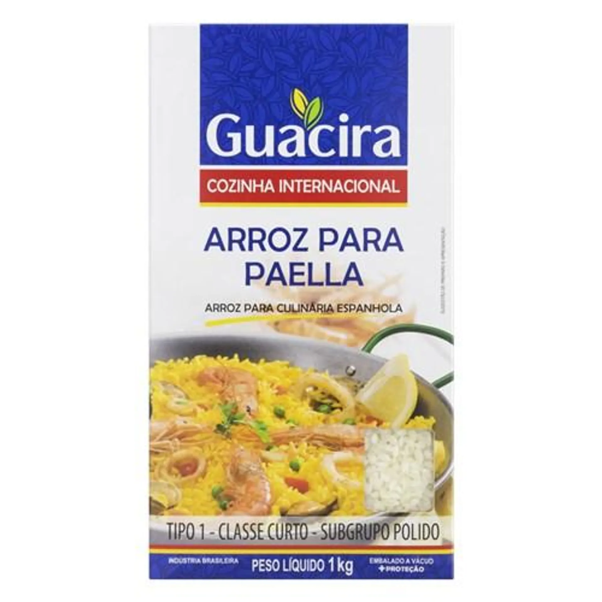 Arroz Paella Guacira Embalagem 1Kg