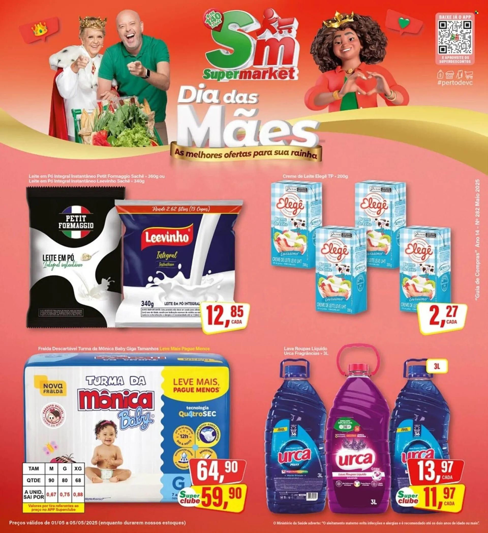 Encarte de Catálogo Rede Supermarket 1 de maio até 5 de maio 2025 - Pagina 1