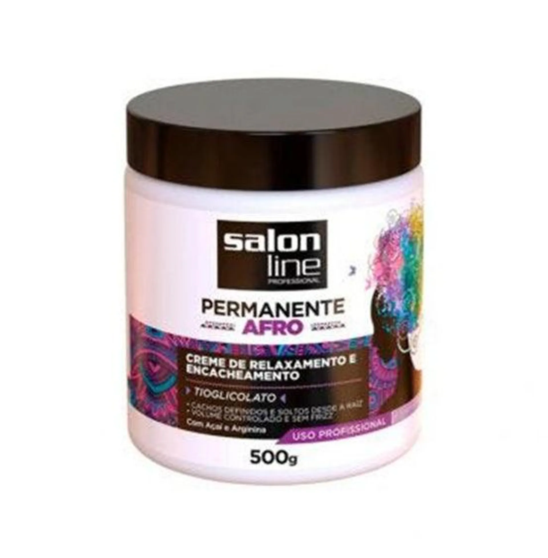 Creme De Relaxamento Permanente Afro Salon Line 500G