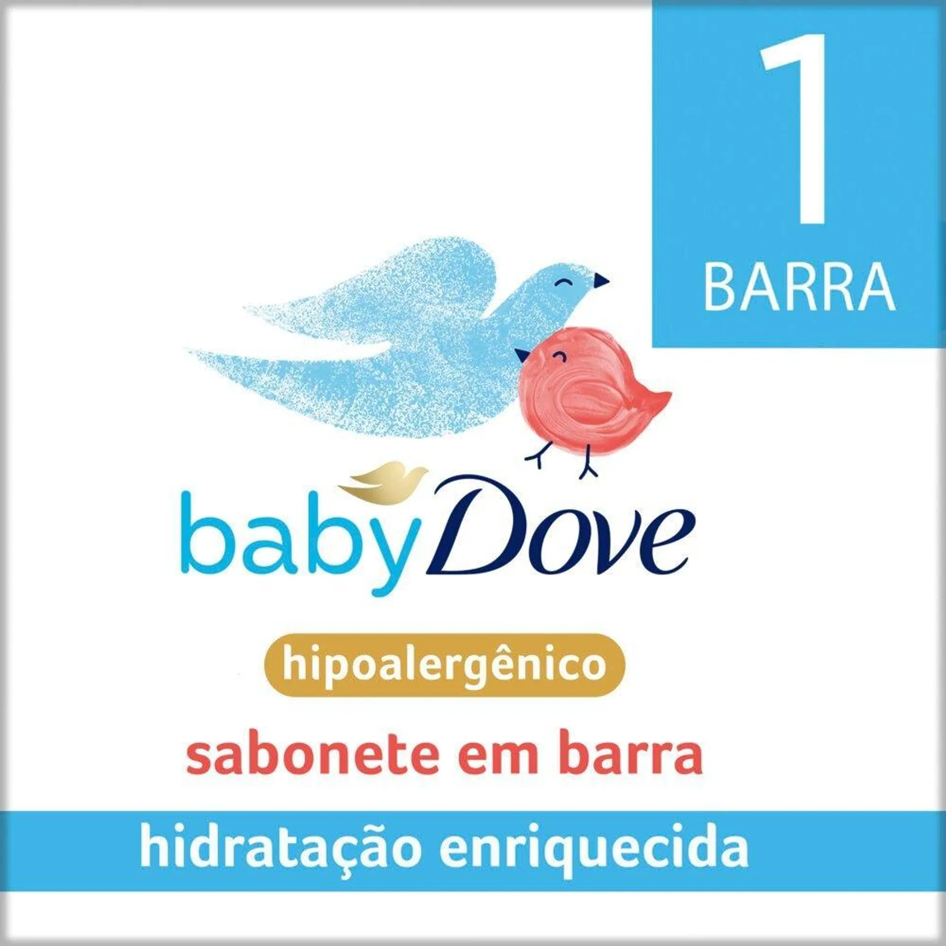 Sabonete Em Barra Baby Dove Hidratação Enriquecida 75 Gr