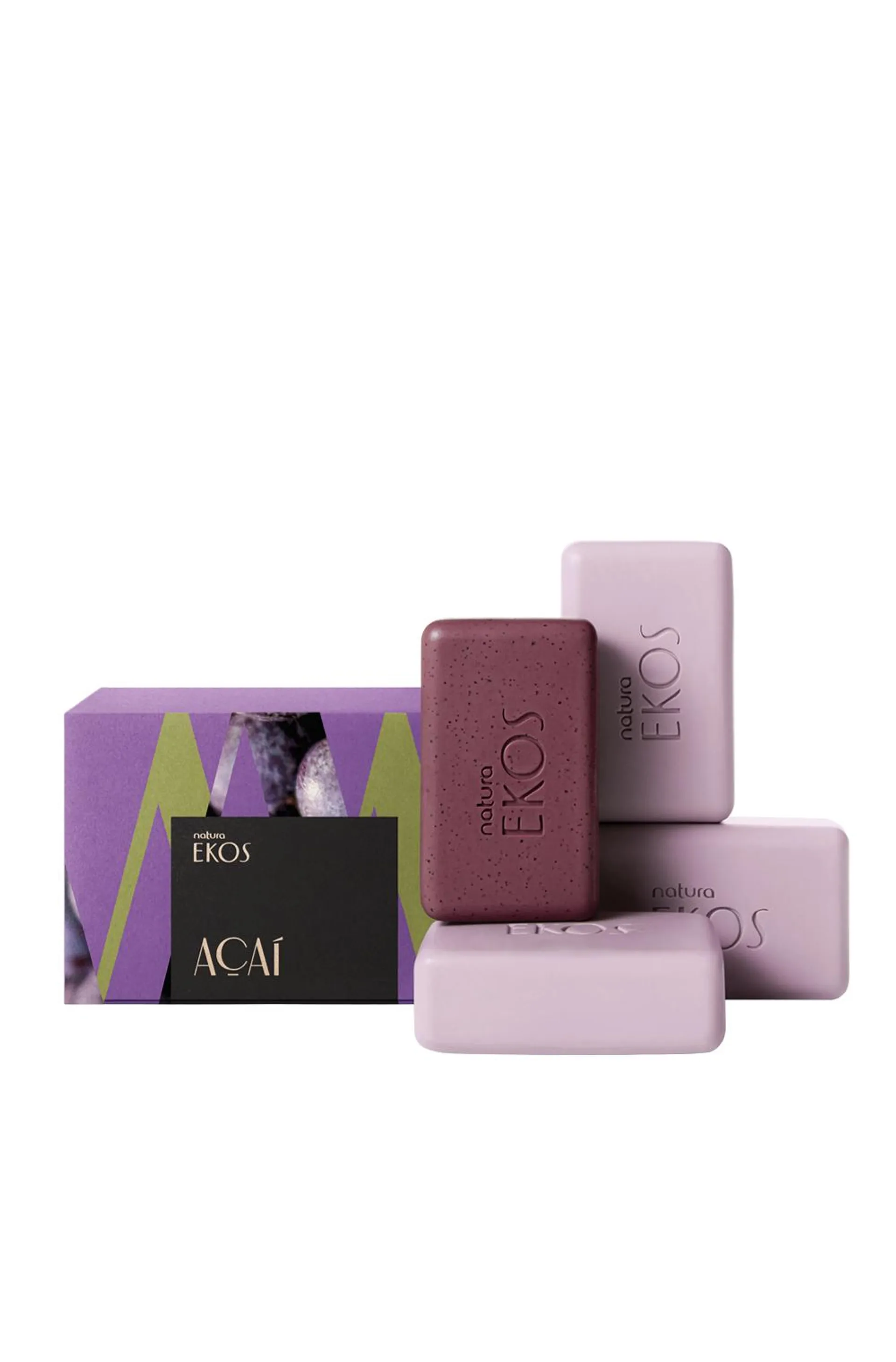 Ekos Açaí Creamy & Exfoliating Monopack Soap Set