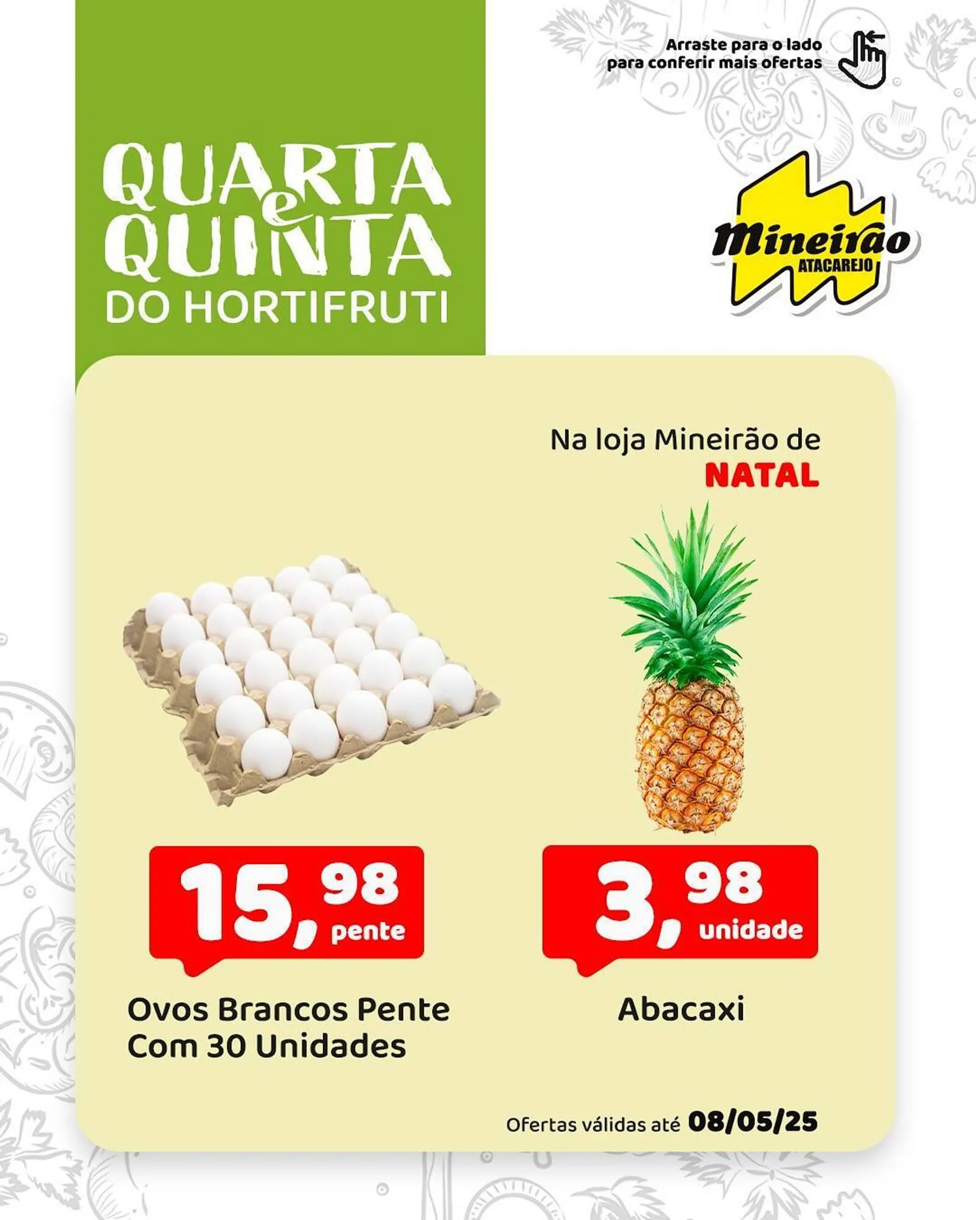 Encarte de Catálogo Mineirão Atacarejo 8 de maio até 8 de maio 2025 - Pagina 1