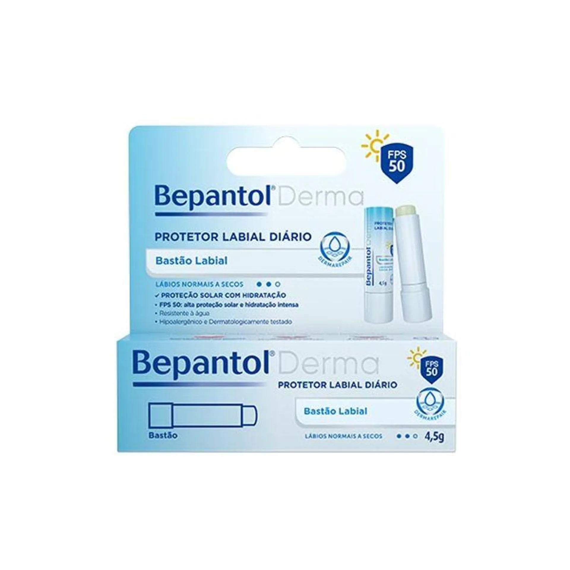 Bepantol Derma Protetor Labial FPS50 Bastão Bayer