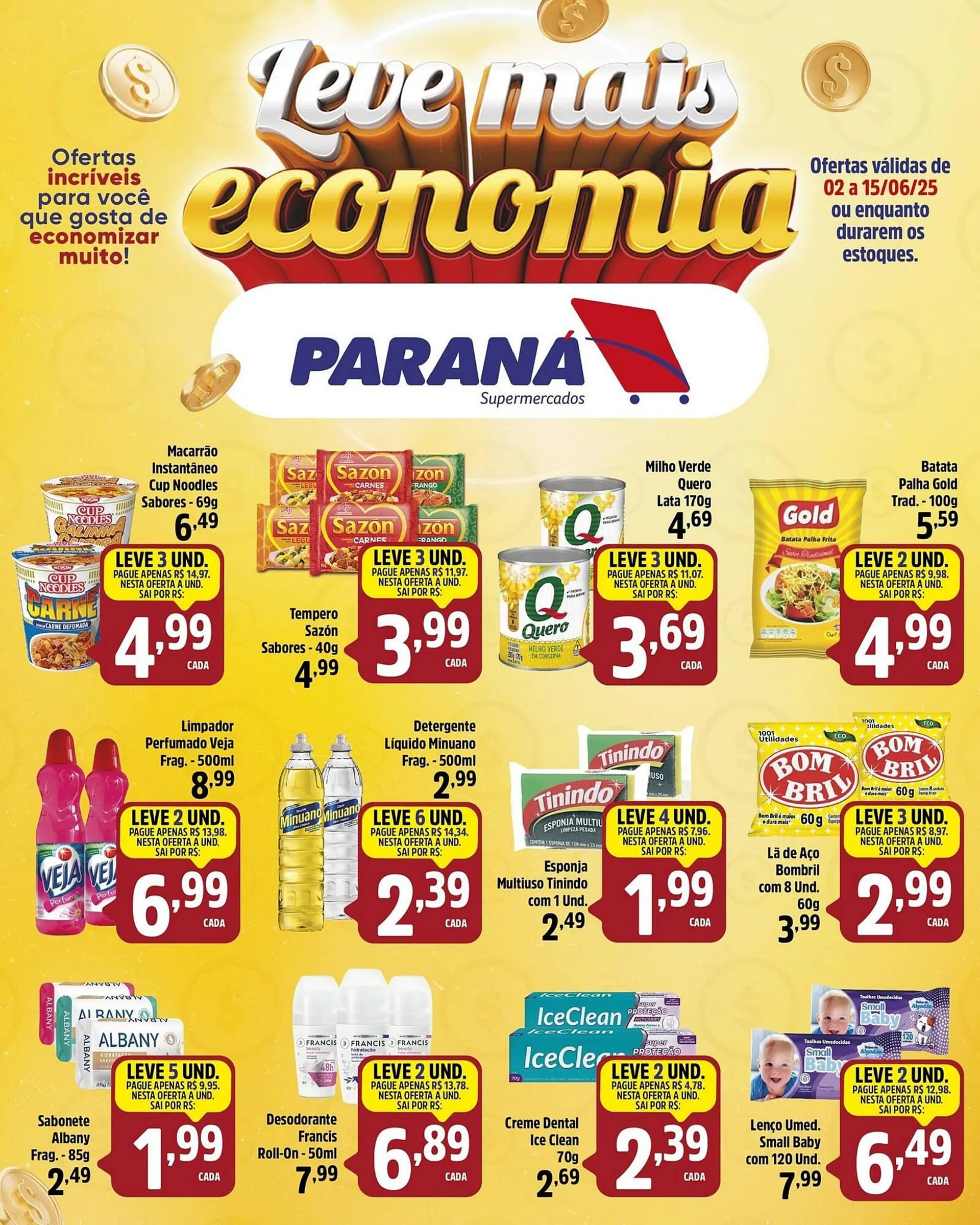 Encarte de Catálogo Supermercado Paraná 5 de junho até 15 de junho 2025 - Pagina 2