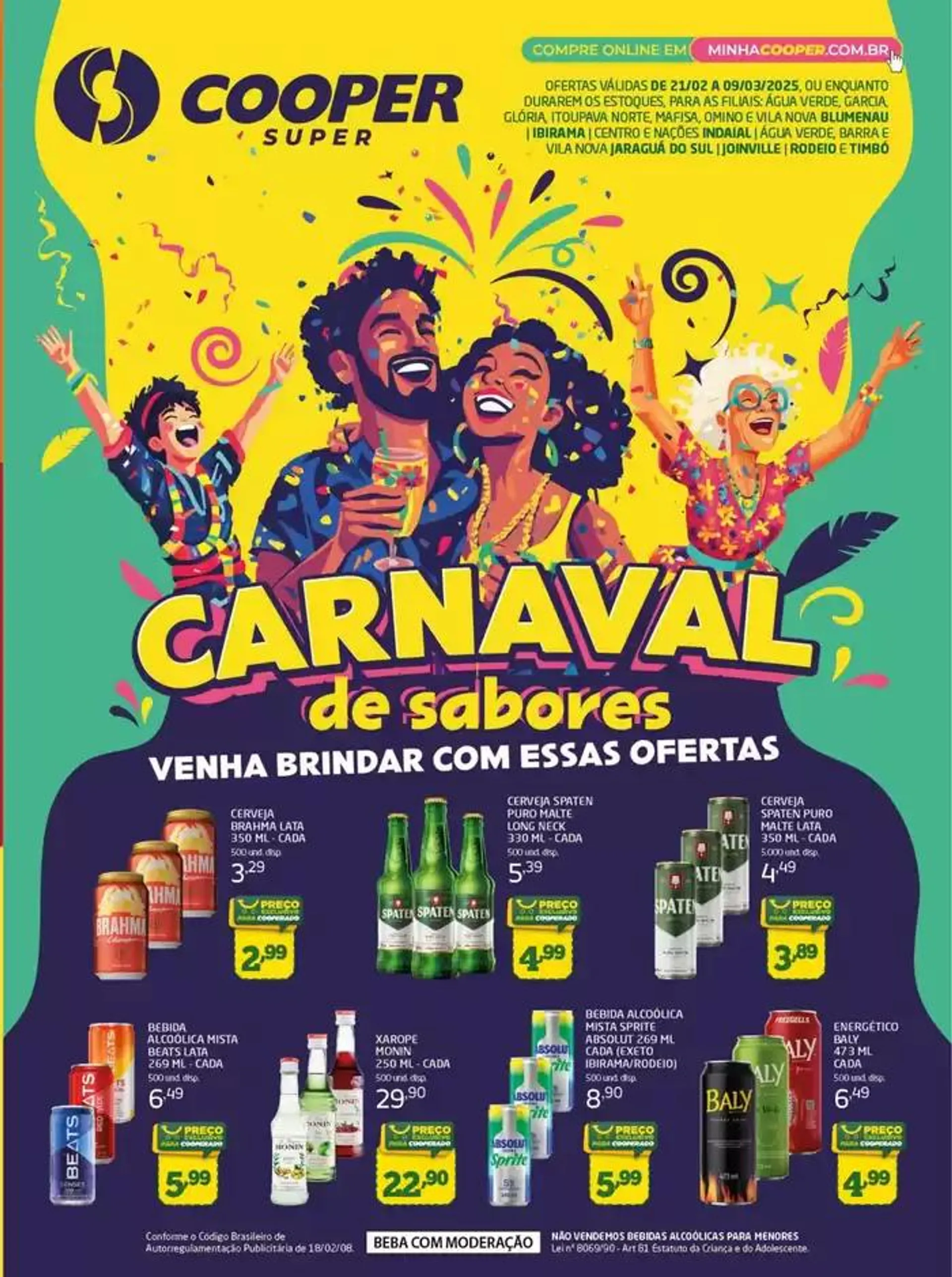 Encarte de Especial Carnaval Super 24 de fevereiro até 9 de março 2025 - Pagina 1