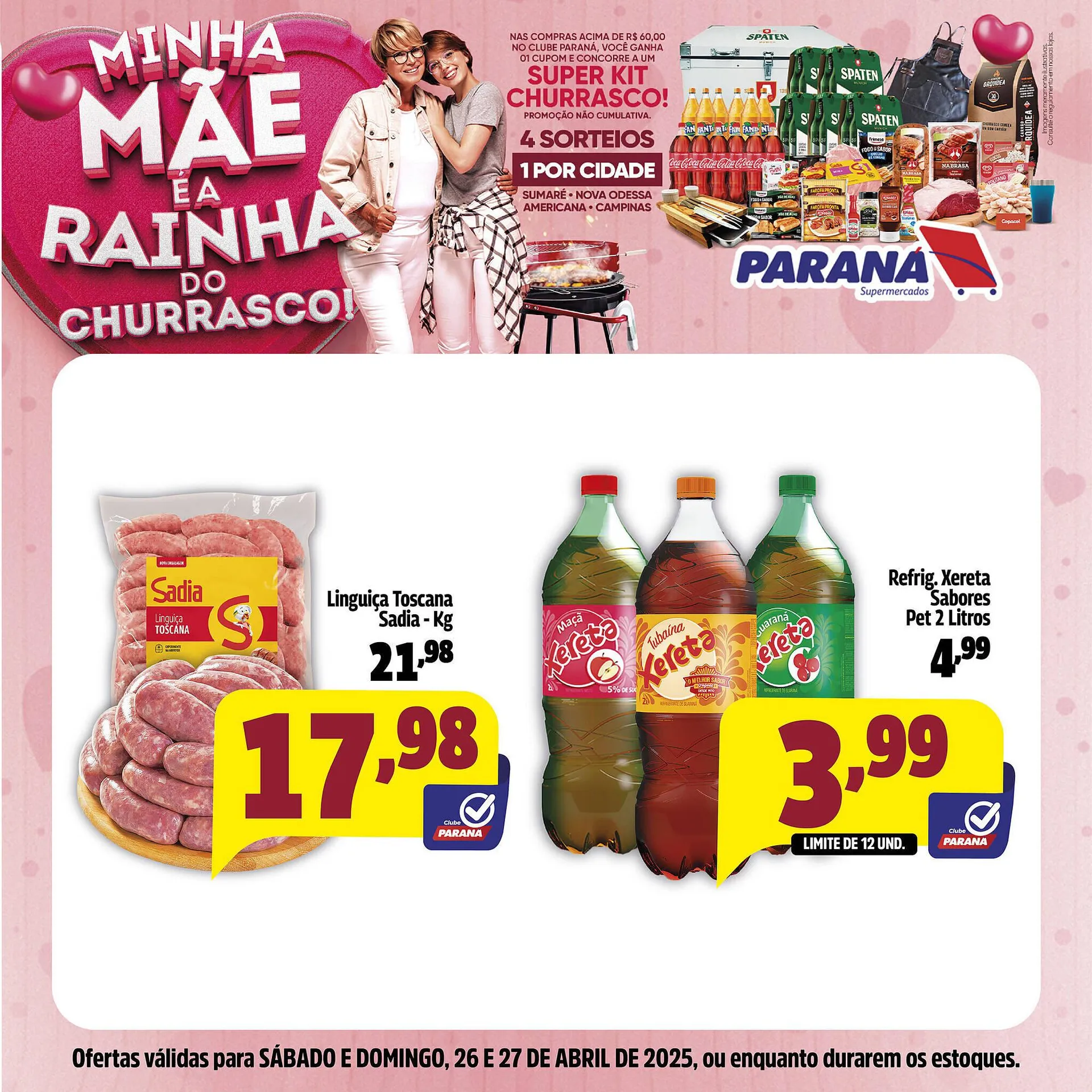 Encarte de Catálogo Supermercado Paraná 26 de abril até 27 de abril 2025 - Pagina 2