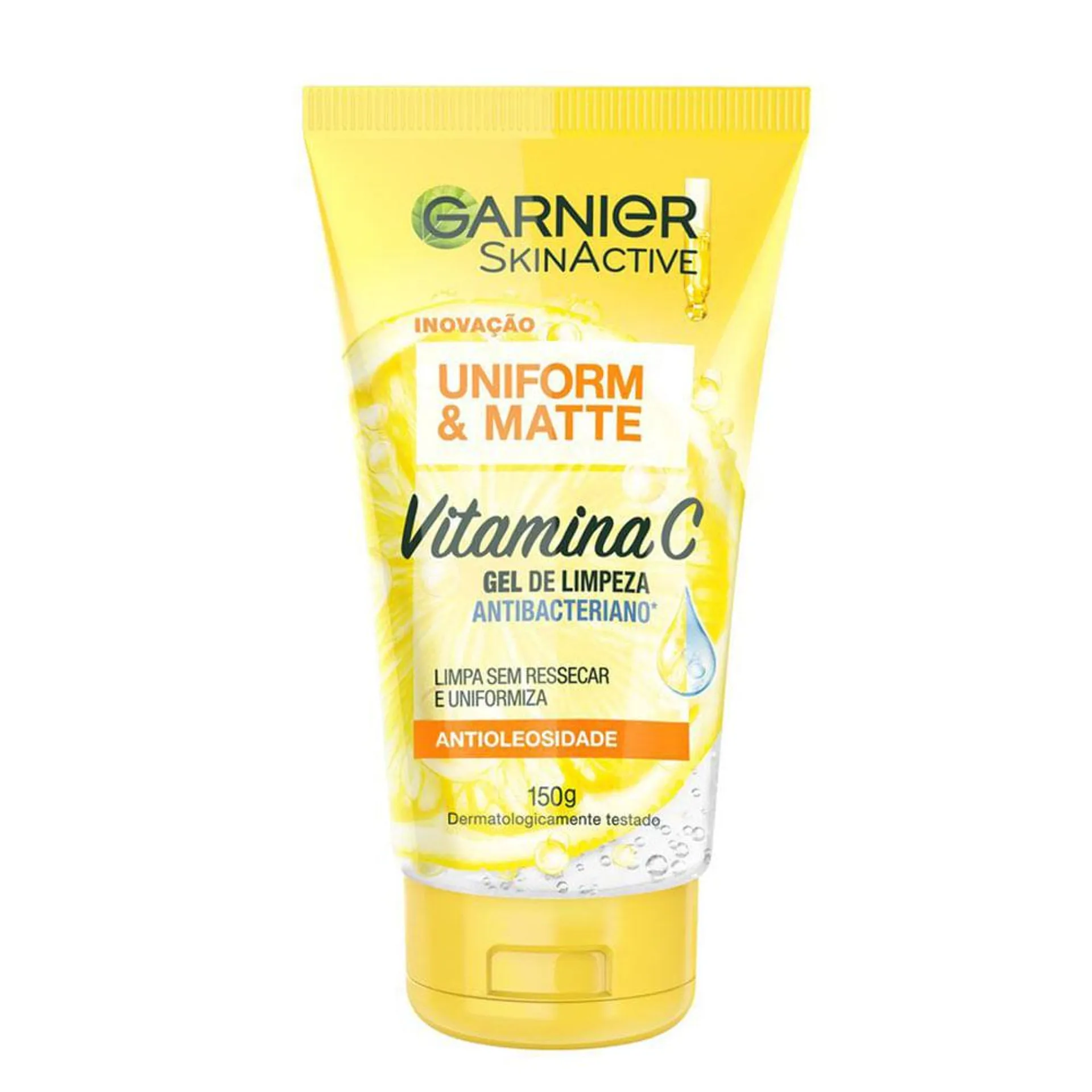 Gel De Limpeza Facial Garnier Uniform Matte Transparent 150g