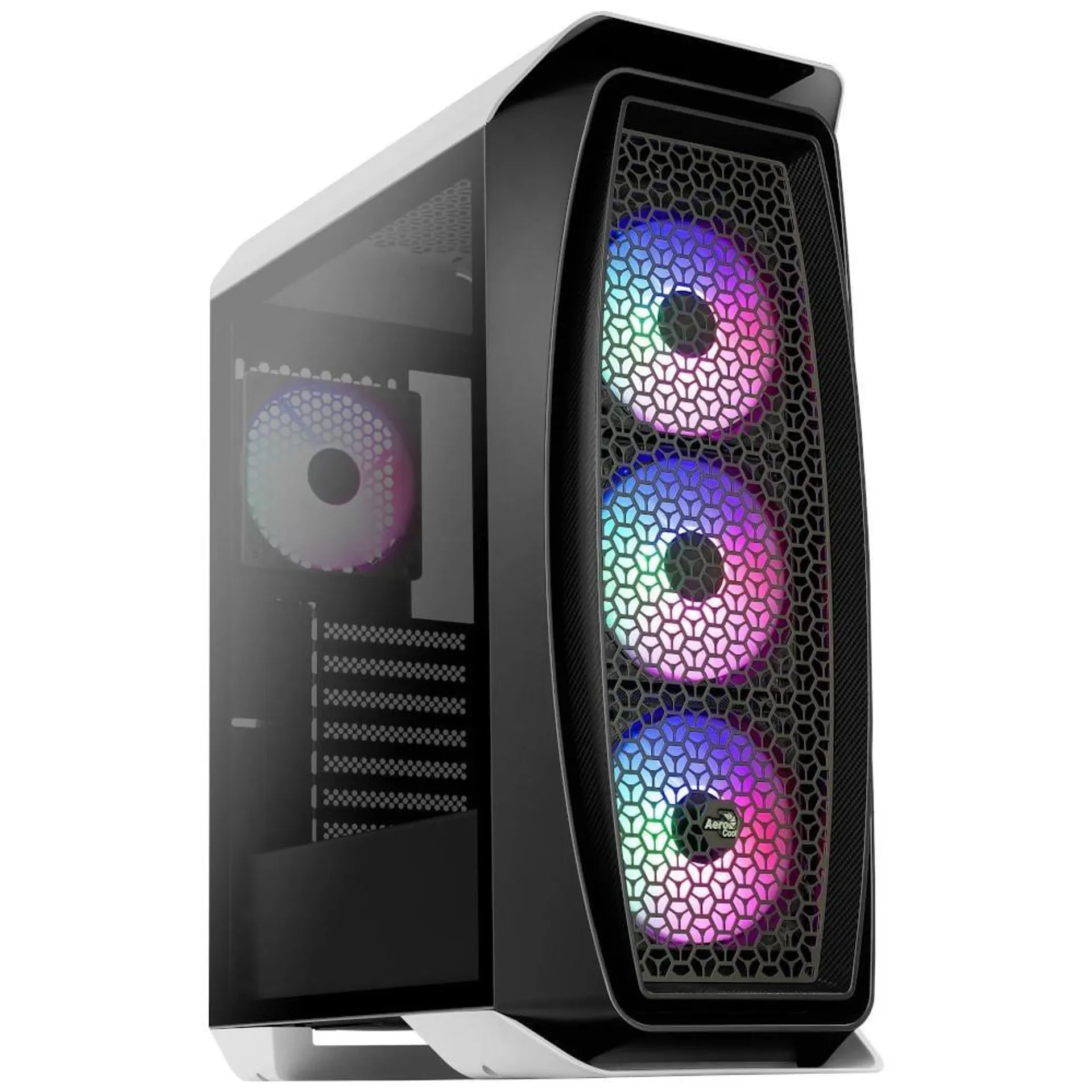 Gabinete Gamer Aero One Frost RGB, Mid Tower, Vidro temperado, AEROCOOL