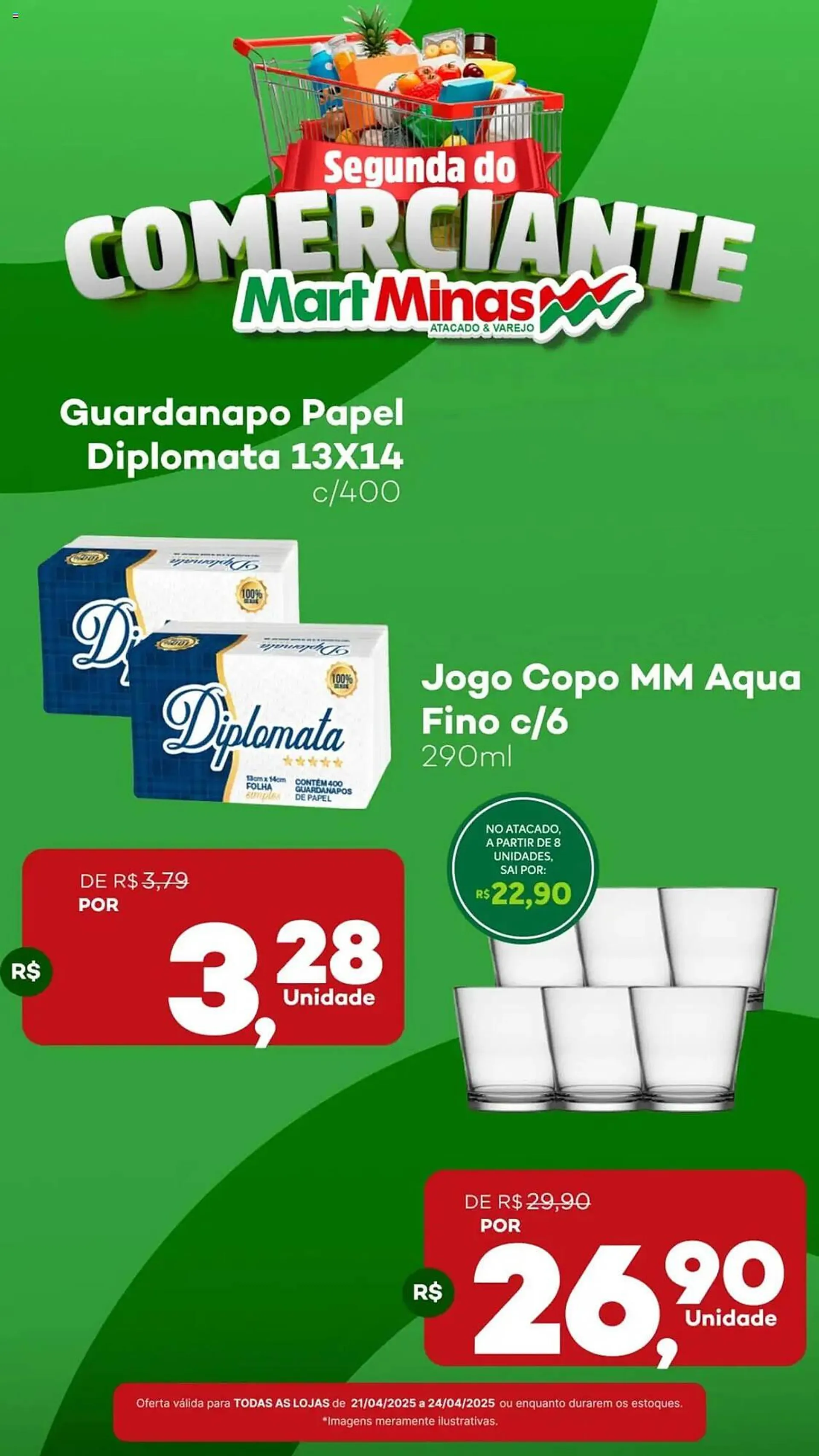 Encarte de Catálogo Mart Minas 21 de abril até 24 de abril 2025 - Pagina 6