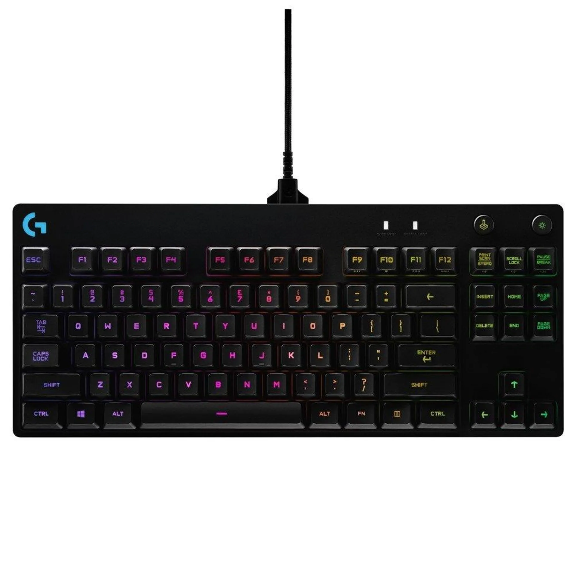 Teclado Gamer Logitech Mecânico com fio USB G PRO Clicky Preto US