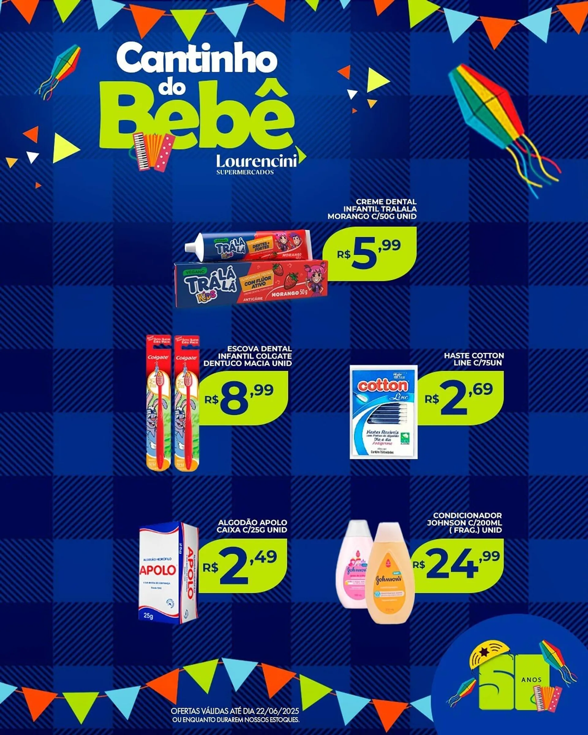 Encarte de Catálogo Lourencini Supermercados 5 de junho até 22 de junho 2025 - Pagina 2