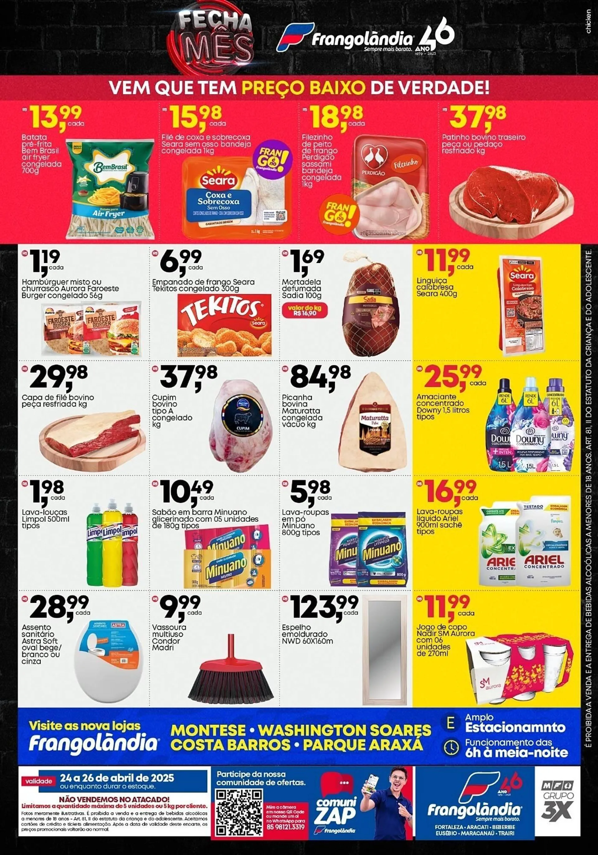 Encarte de Ofertas Frangolândia 23 de abril até 26 de abril 2025 - Pagina 2
