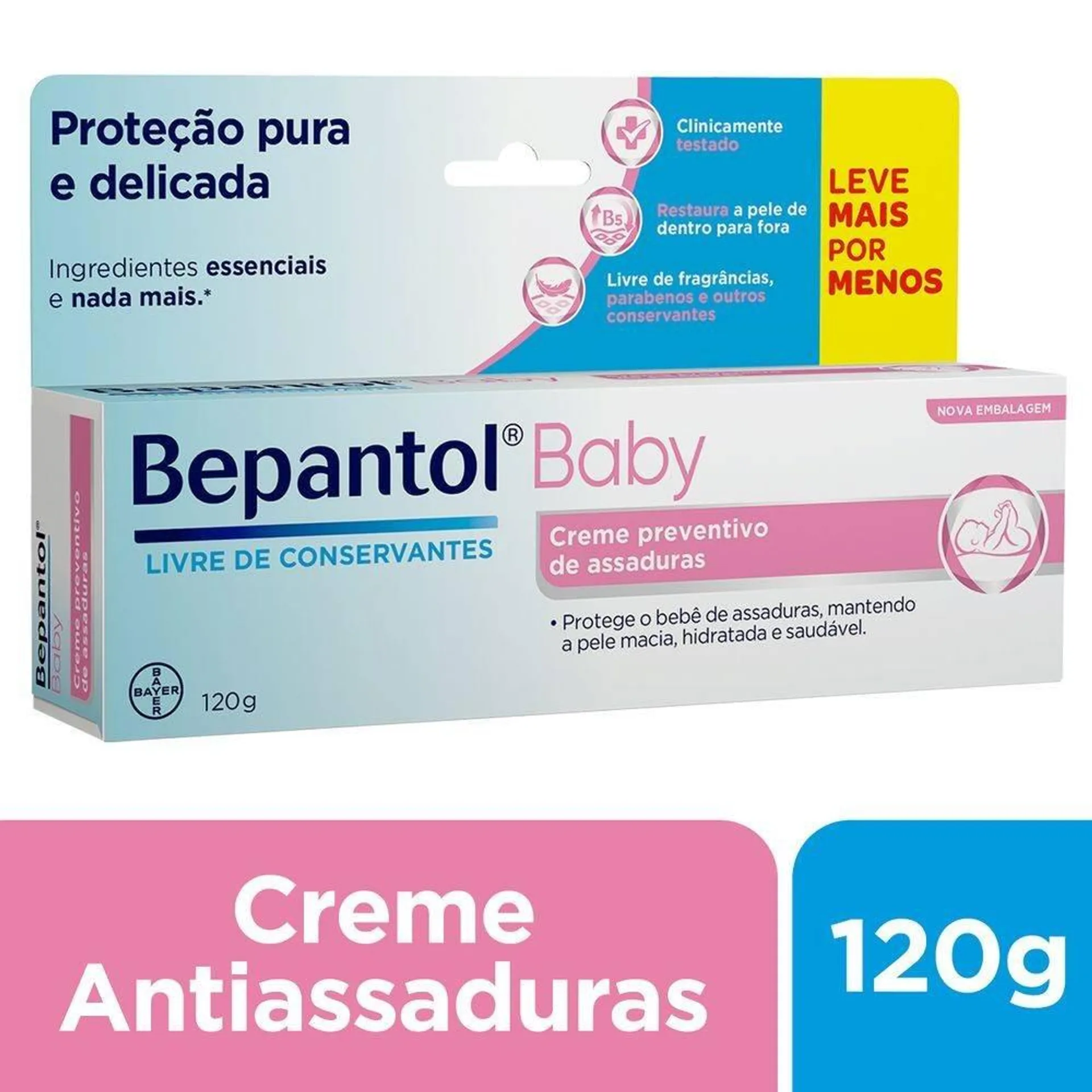 Bepantol Baby Creme Preventivo De Assaduras Para Bebês 120g