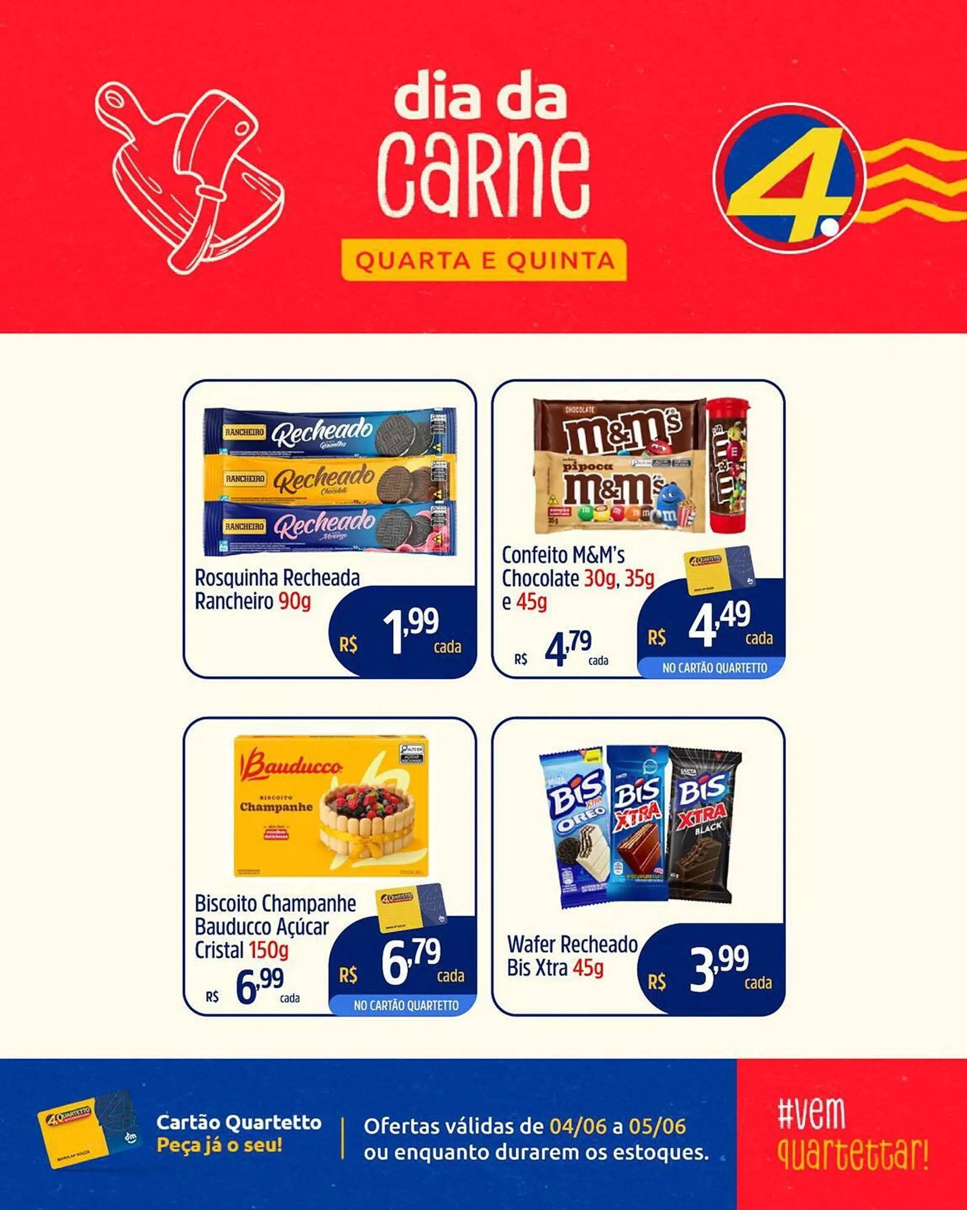 Encarte de Catálogo Quartetto Supermercados 4 de junho até 5 de junho 2025 - Pagina 5