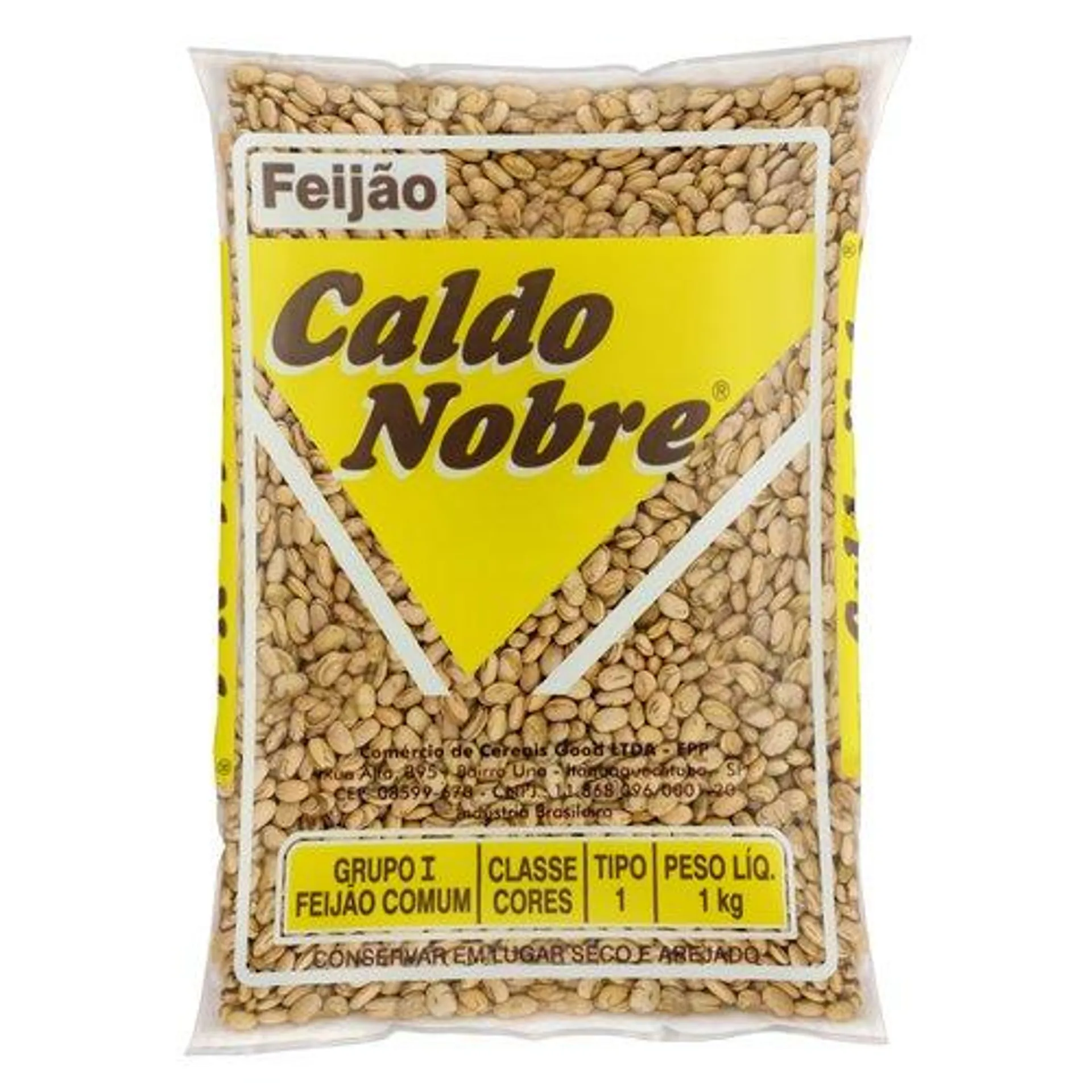 Feijão Carioca Tipo 1 Caldo Nobre Pacote 1kg