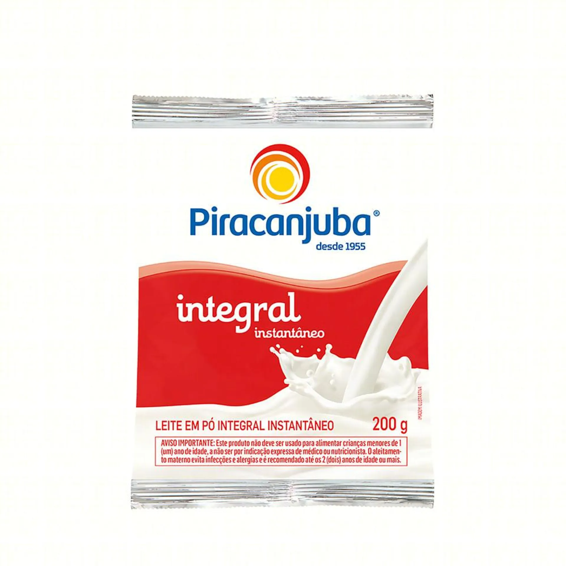 Leite em Pó Piracanjuba Integral Instantâneo 200g