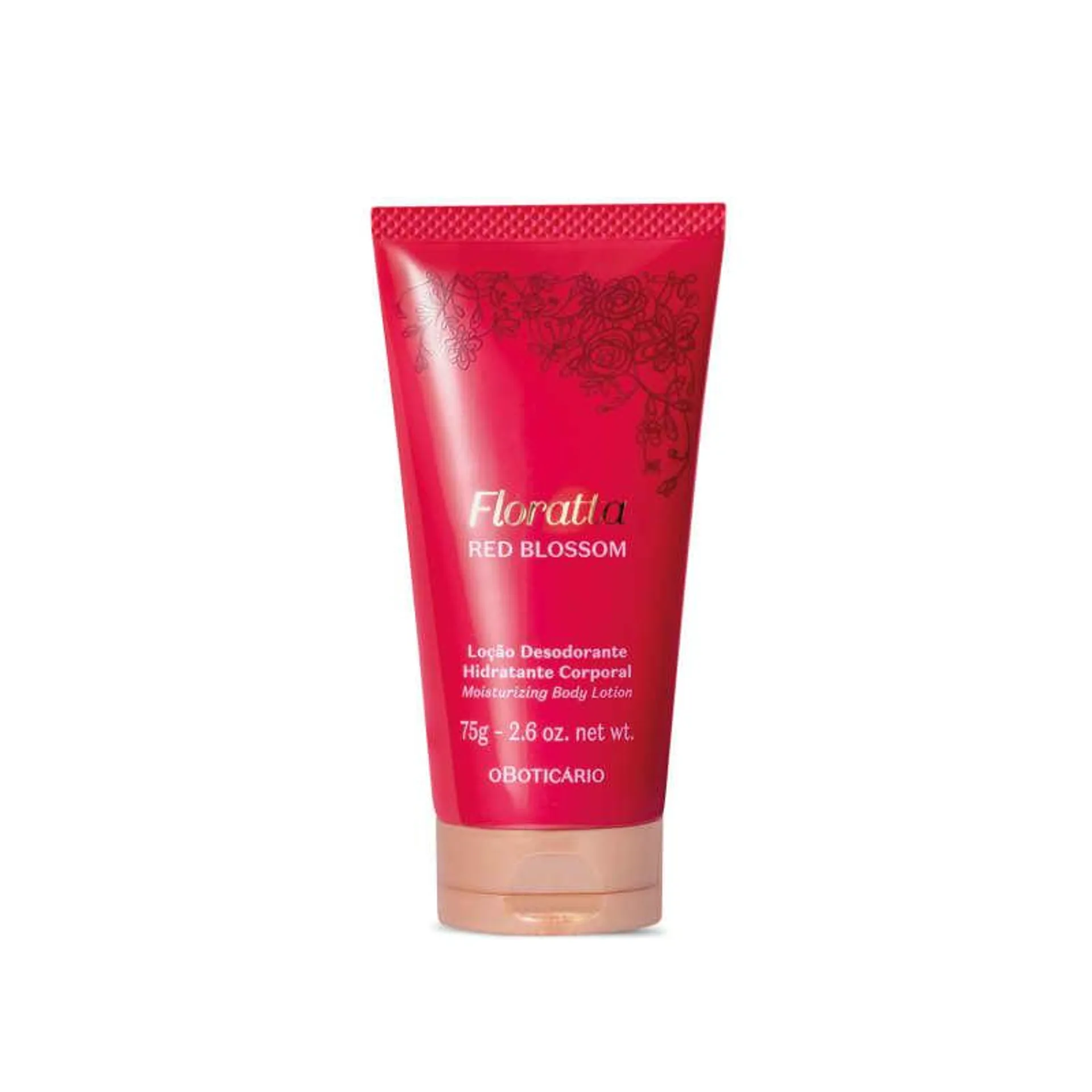 Loção Desodorante Hidratante Corporal Floratta Red Blossom 75g