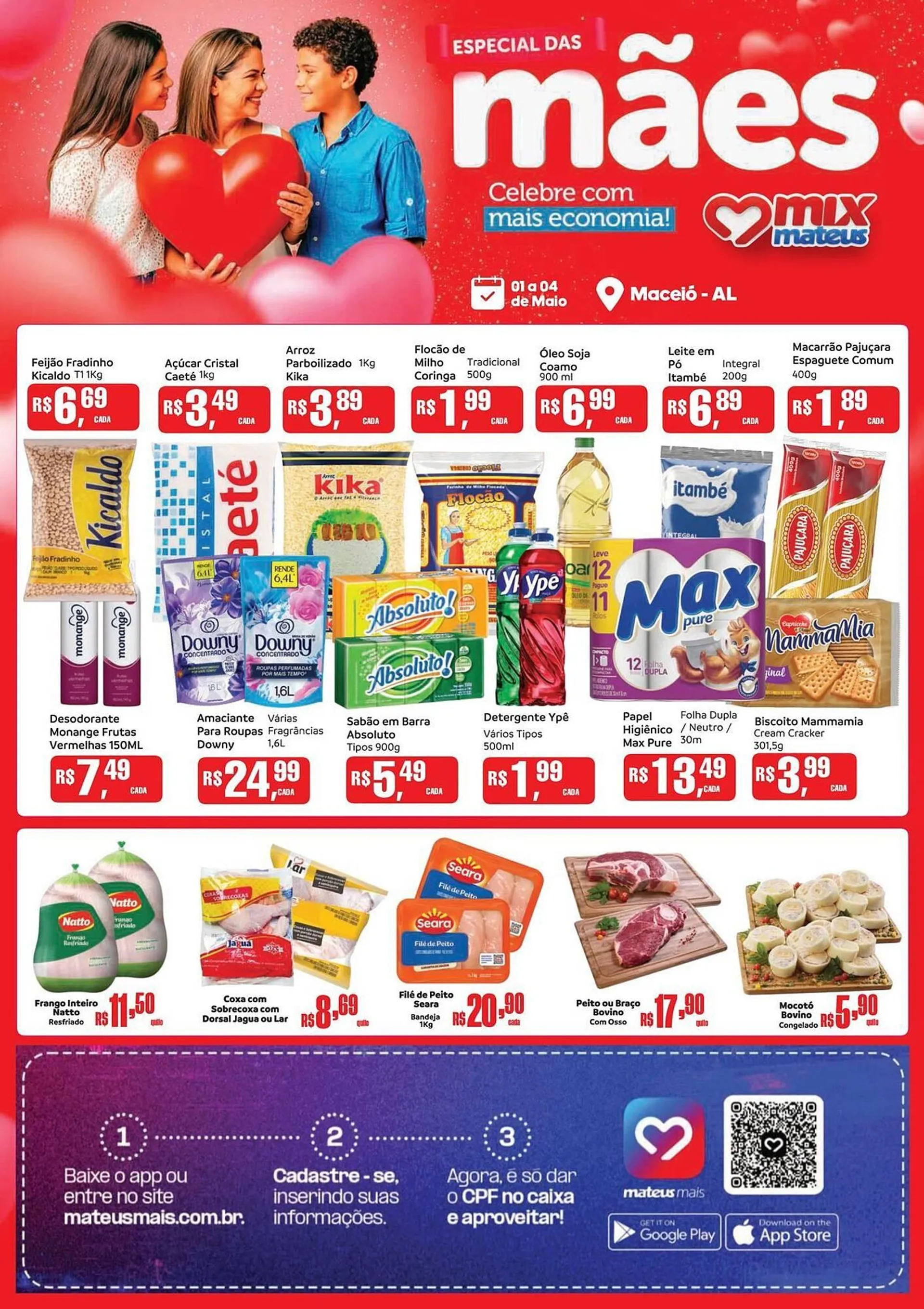 Encarte de Catálogo Supermercados Mateus 4 de maio até 4 de maio 2025 - Pagina 1