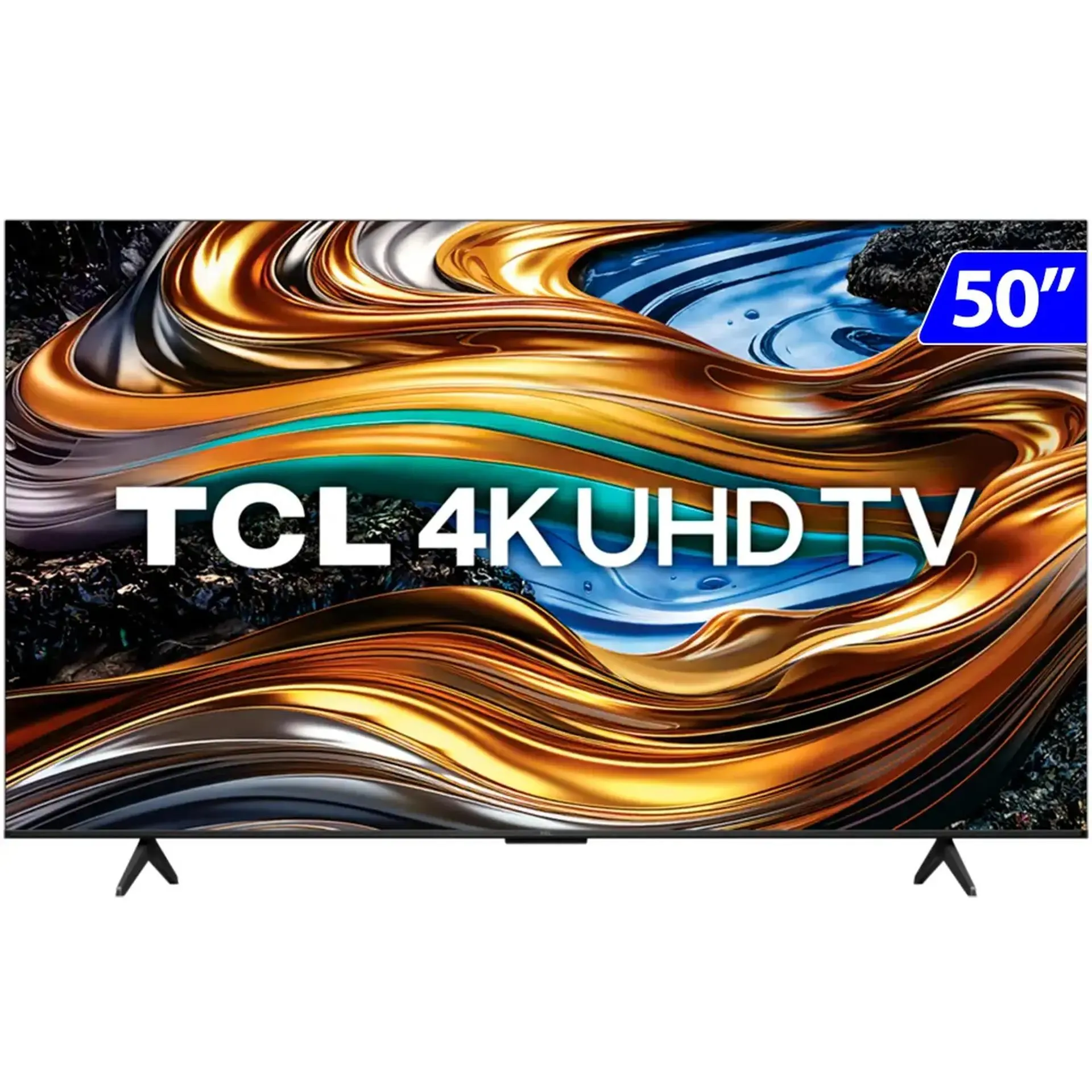 Smart TV TCL LED 50" 4K Wi-Fi UHD Google TV Comando Voz 50P755