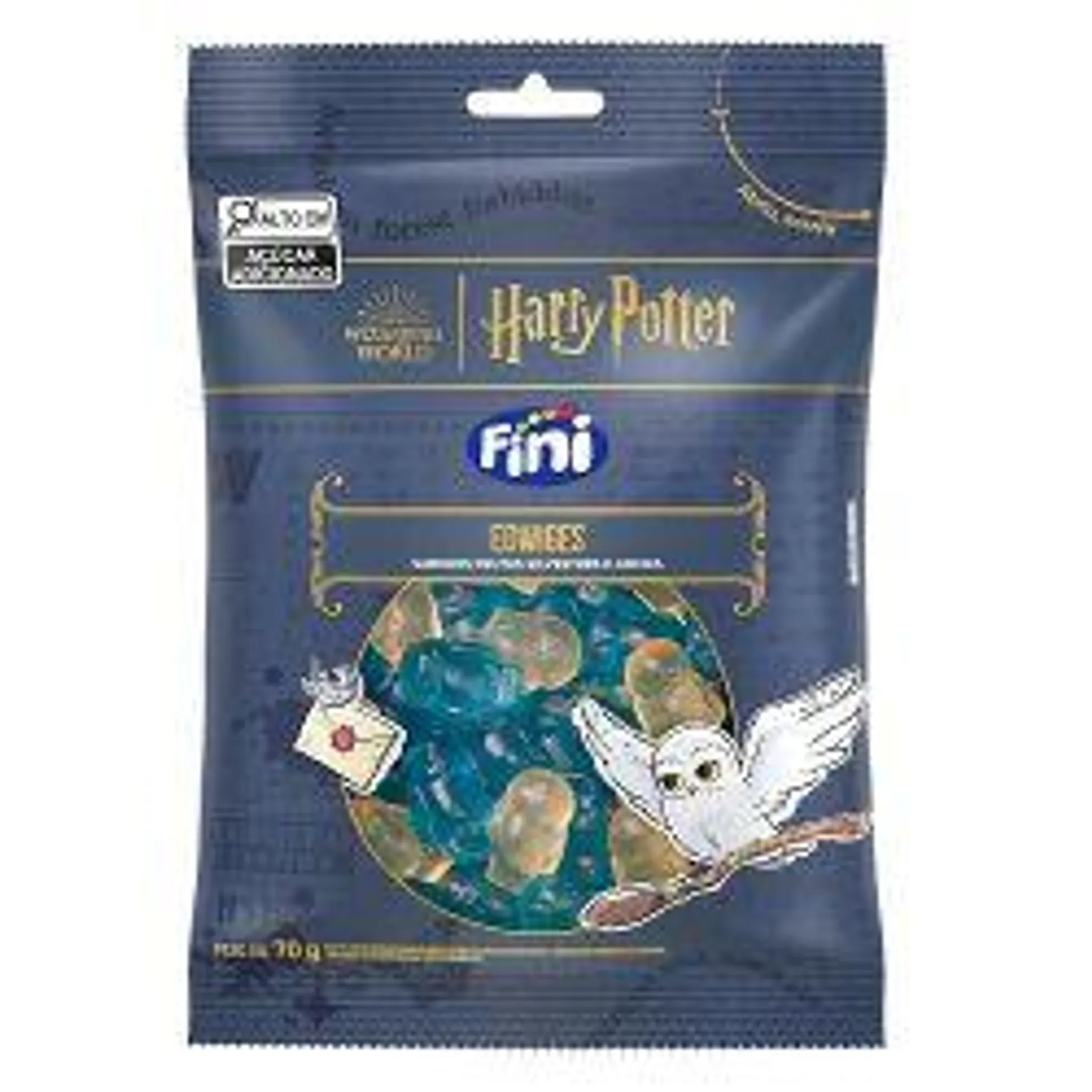 Bala Gelatina Fini Edwiges Harry Potter 70g