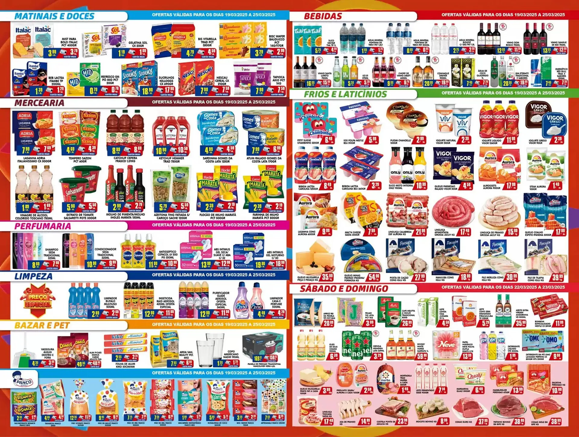 Encarte de Catálogo Higa's Supermercado 19 de março até 25 de março 2025 - Pagina 2
