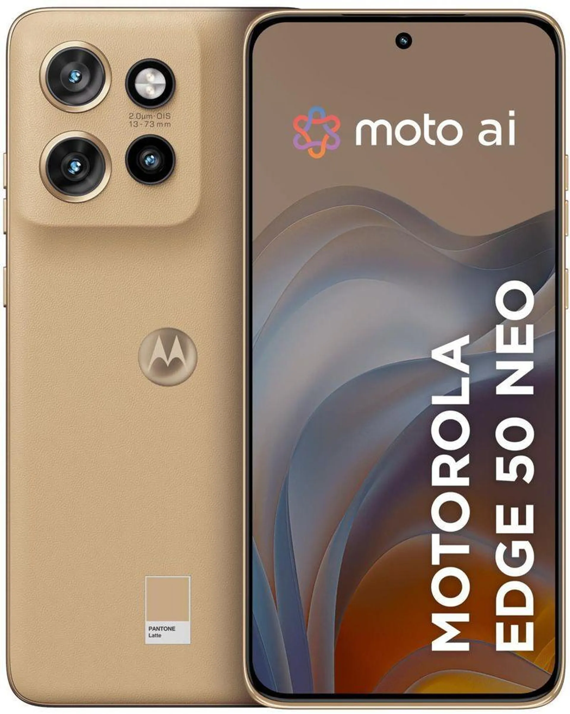 Smartphone / Telefone Celular Motorola Edge 50 Neo 5G 256GB XT2409-2Latte