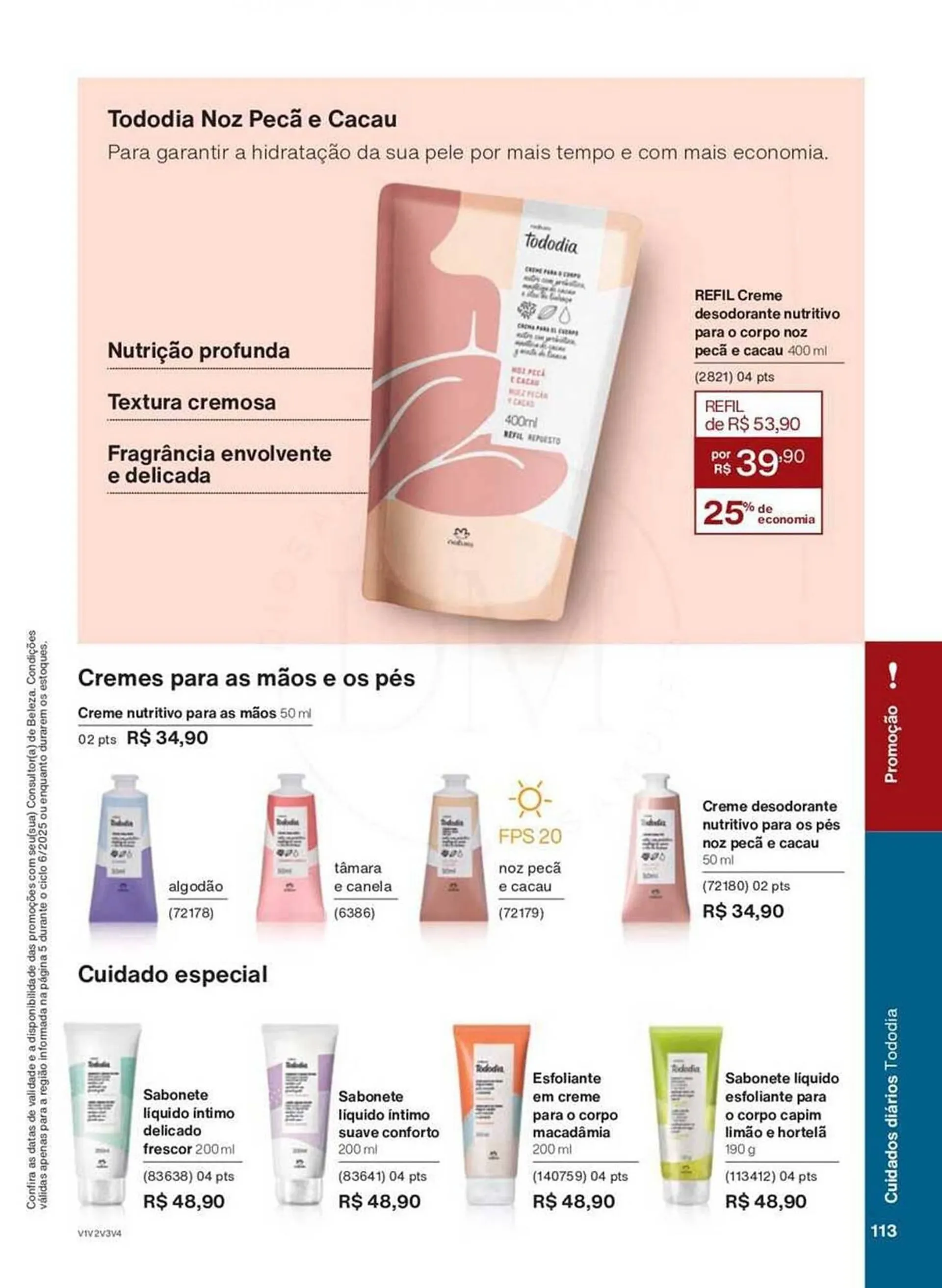 Encarte de Catálogo Natura 28 de abril até 31 de maio 2025 - Pagina 113