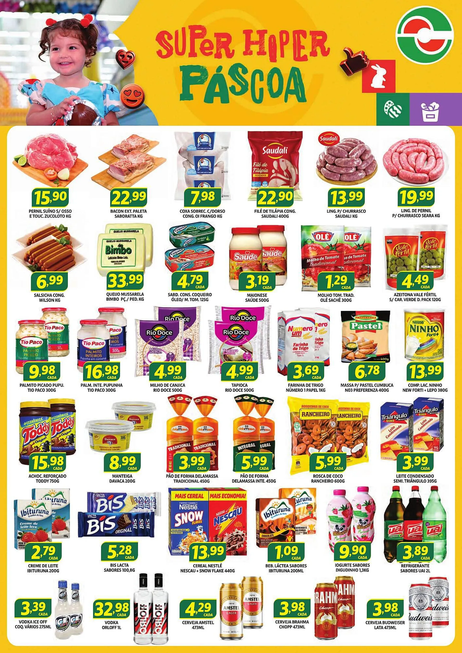 Encarte de Catálogo Casagrande Supermercados 18 de março até 31 de março 2024 - Pagina 1