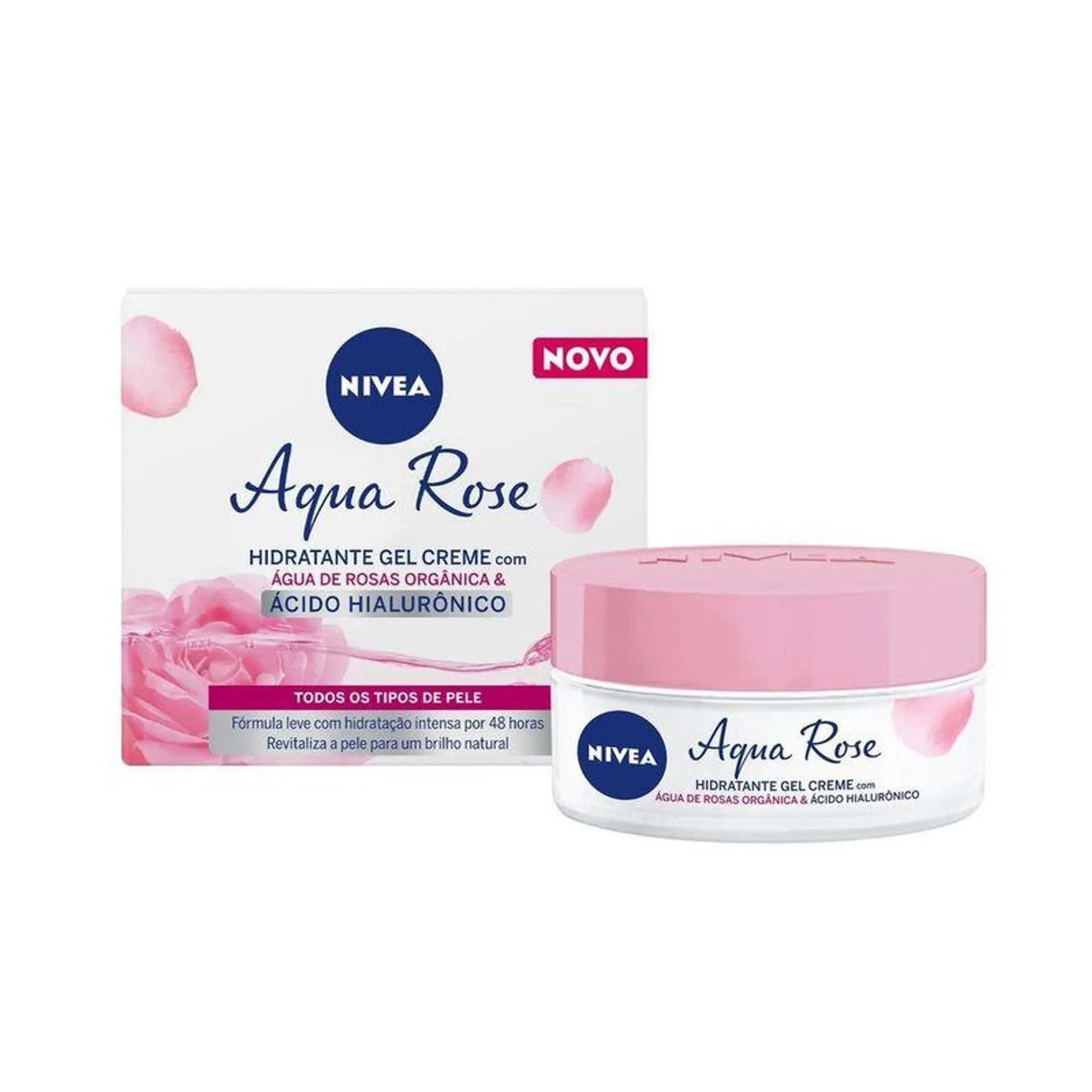 NIVEA Creme Hidratante em Gel Aqua Rose 50ml