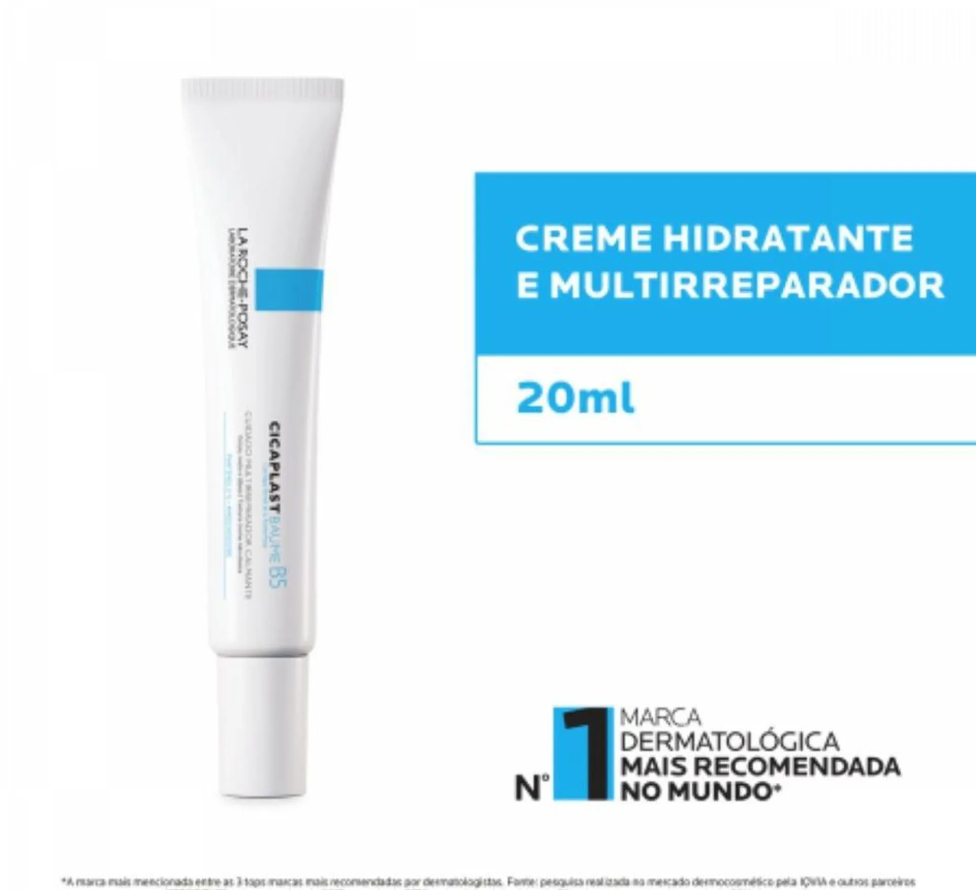 Creme Hidratante e Multirreparador La Roche-Posay Cicaplast Baume B5 20ml