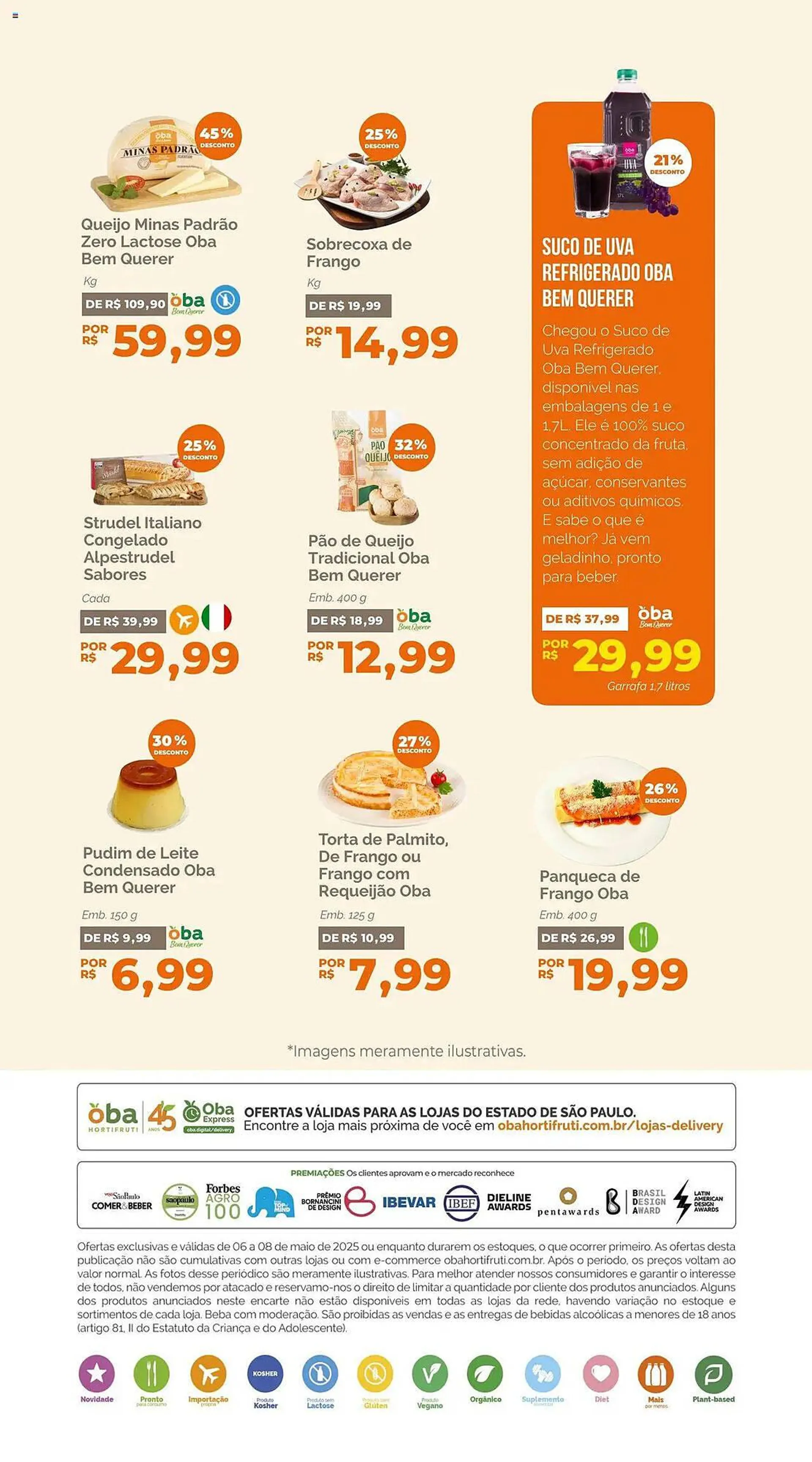 Encarte de Catálogo Oba Hortifruti 6 de maio até 8 de maio 2025 - Pagina 6