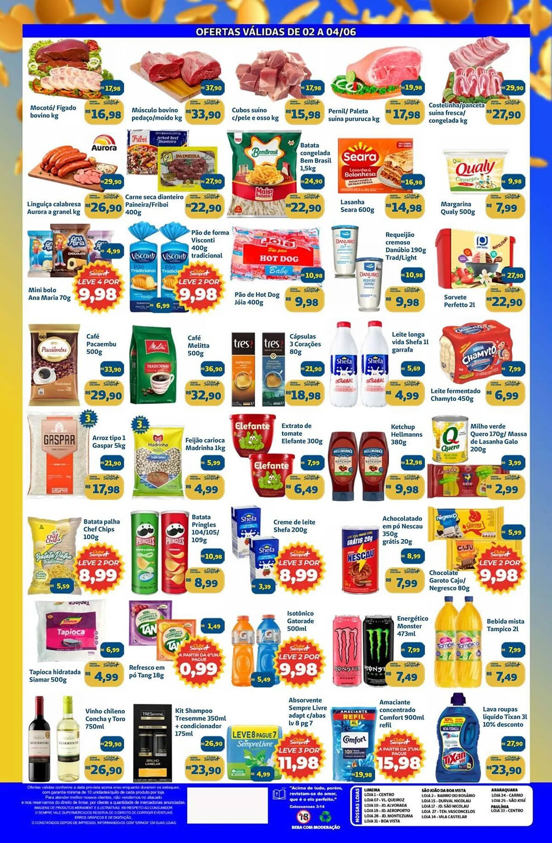 Encarte de Catálogo Sempre Vale Supermercados 2 de junho até 4 de junho 2025 - Pagina 2
