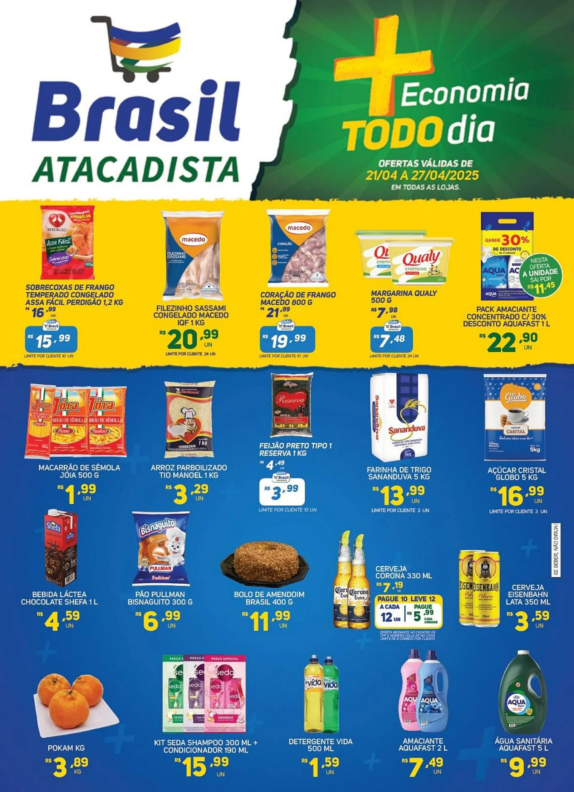 Encarte de Catálogo Brasil Atacadista 21 de abril até 27 de abril 2025 - Pagina 1