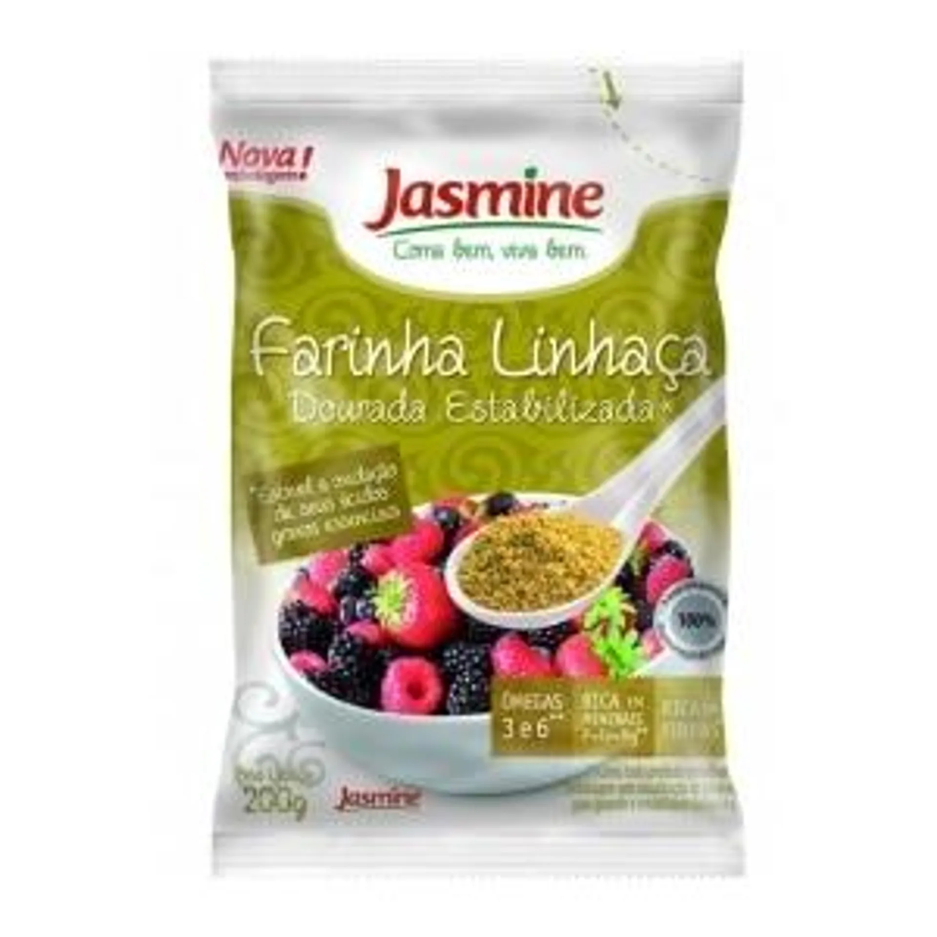 Farinha de Linhaça Dourada Jasmine 200g