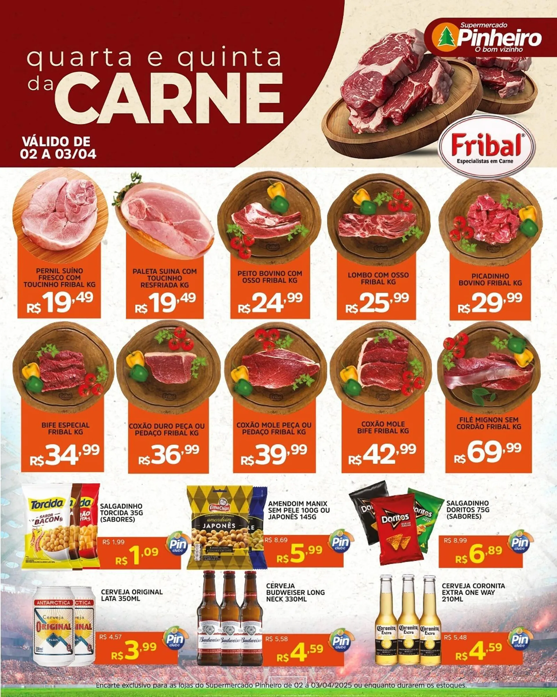 Encarte de Catálogo Pinheiro Supermercado 2 de abril até 3 de abril 2025 - Pagina 2