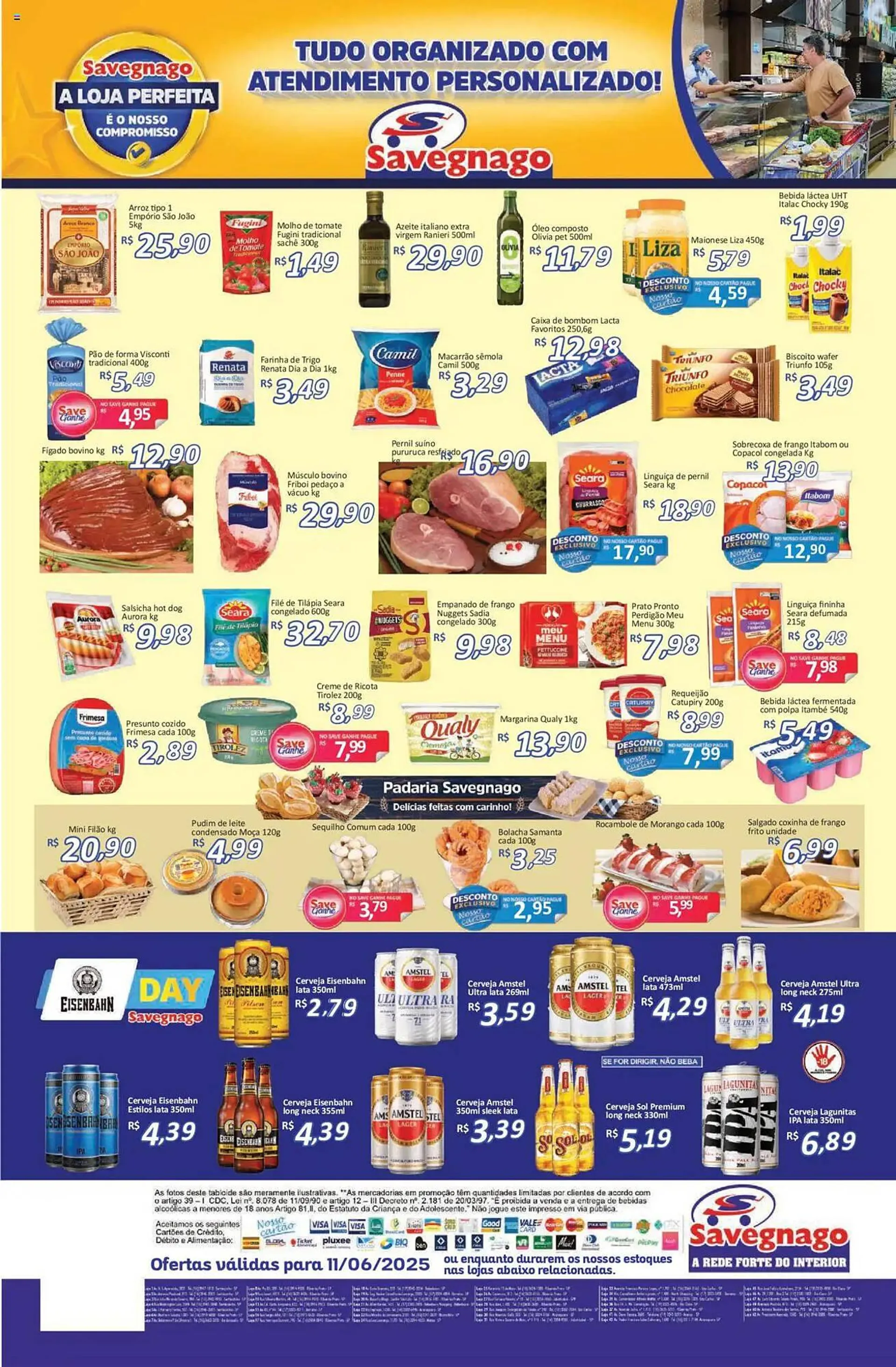 Encarte de Catálogo Supermercados Savegnago 11 de junho até 12 de junho 2025 - Pagina 2