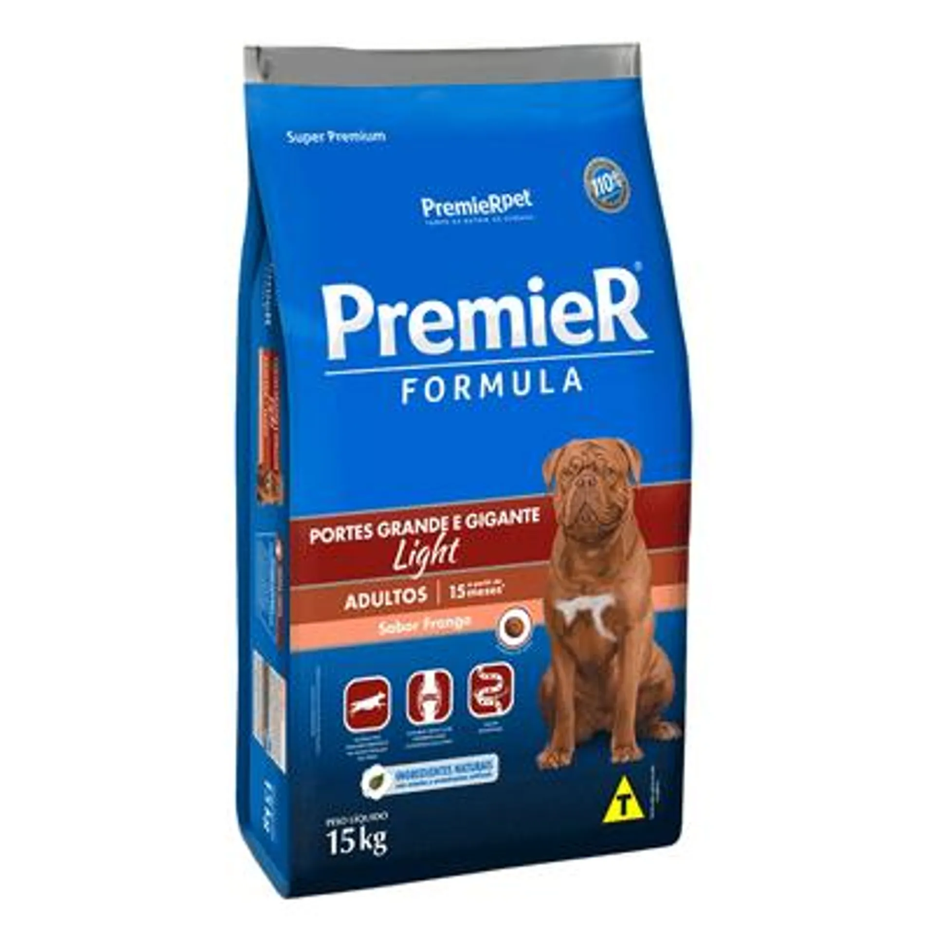 Ração Premier Formula Light Cães Adultos Raças Grandes e Gigantes Frango 15 kg