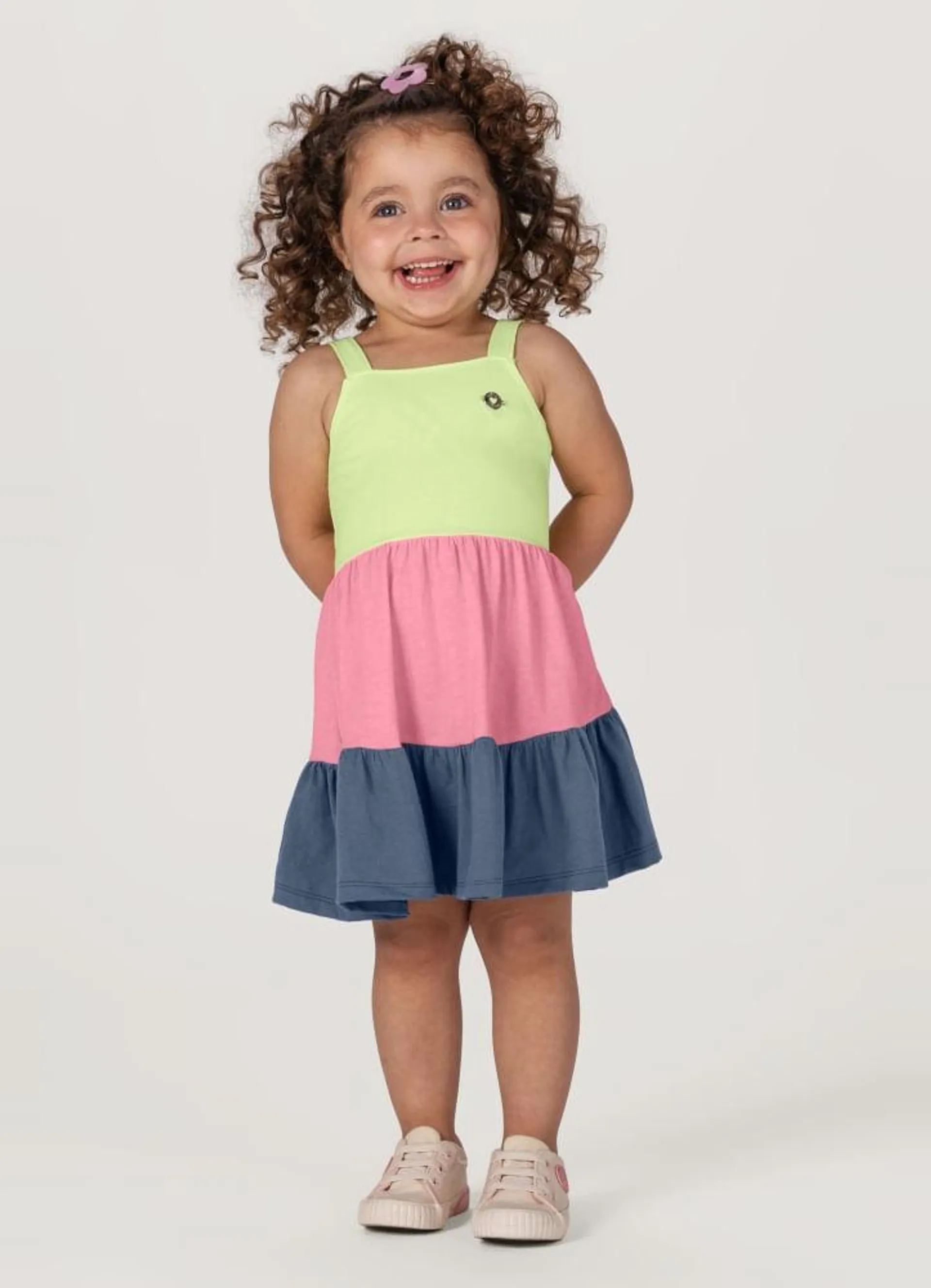 Vestido Infantil Menina Três Marias Brandili