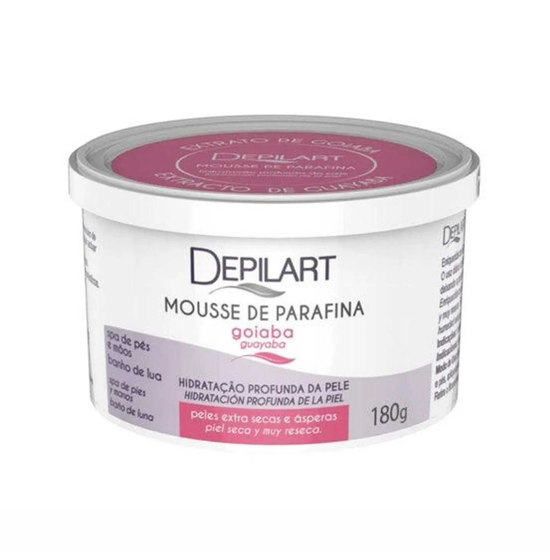 Mousse De Parafina Depilart Goiaba 180G