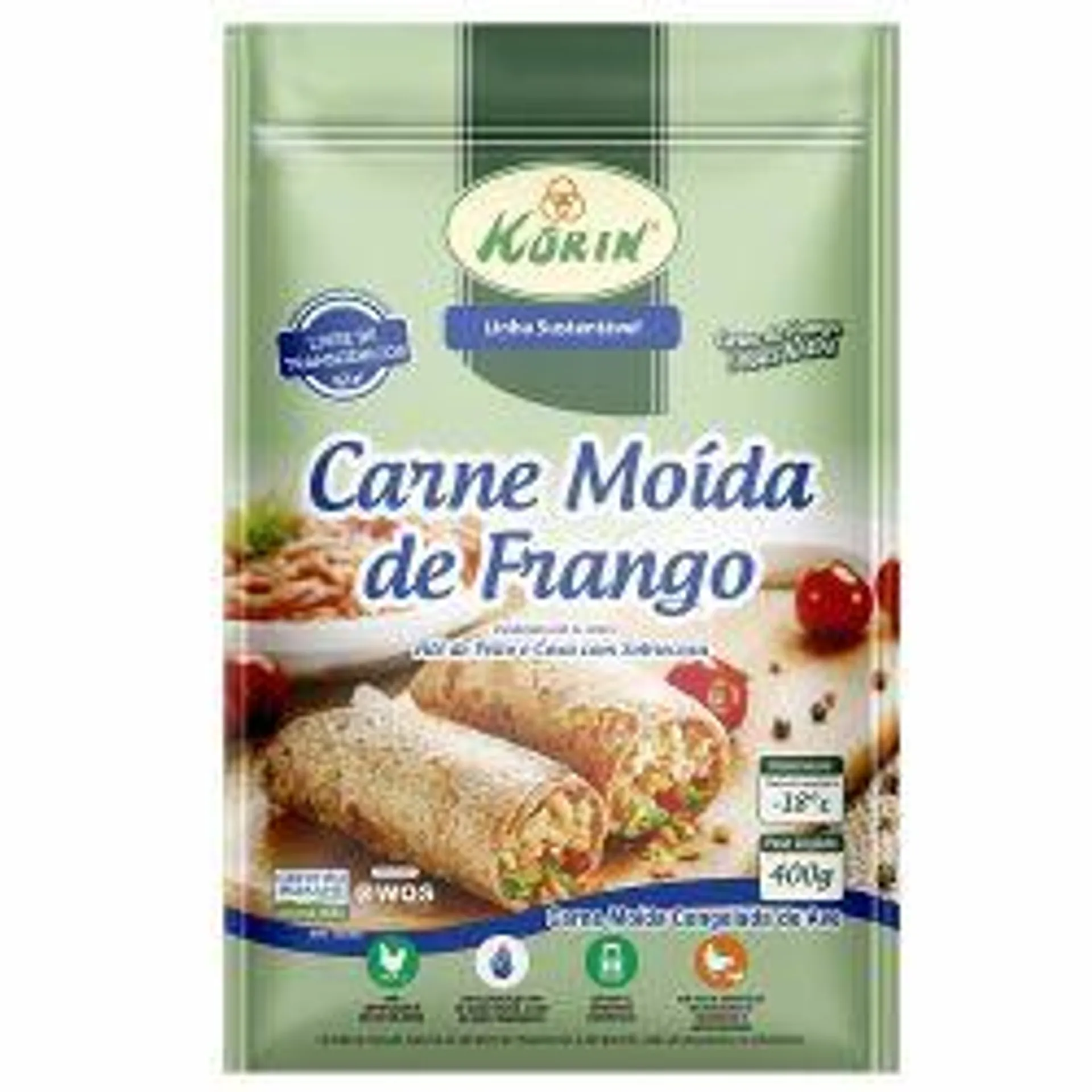 Frango Moido Korin 400g Cong