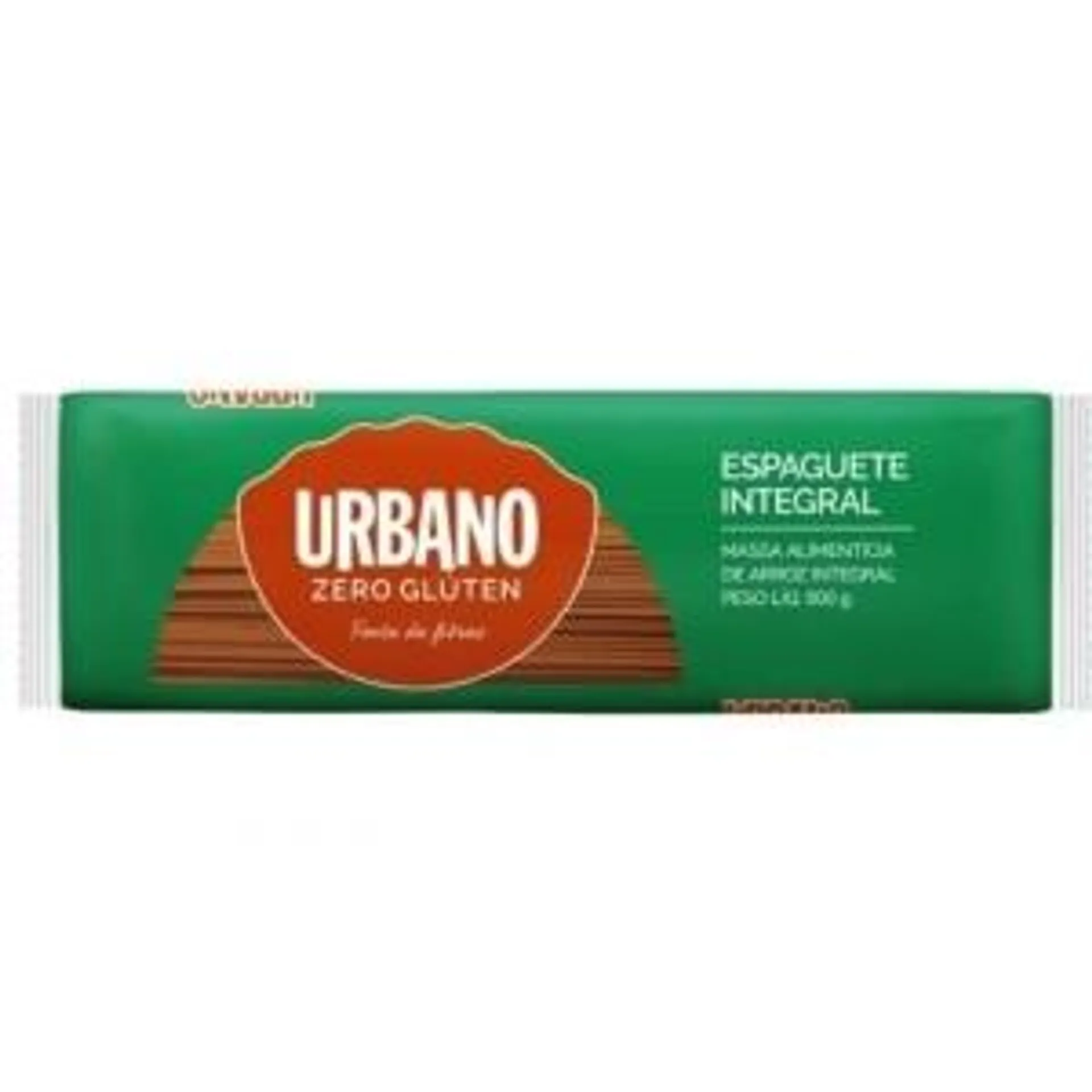 Massa Urbano Arroz Integral Espaguete Zero Glúten 500g